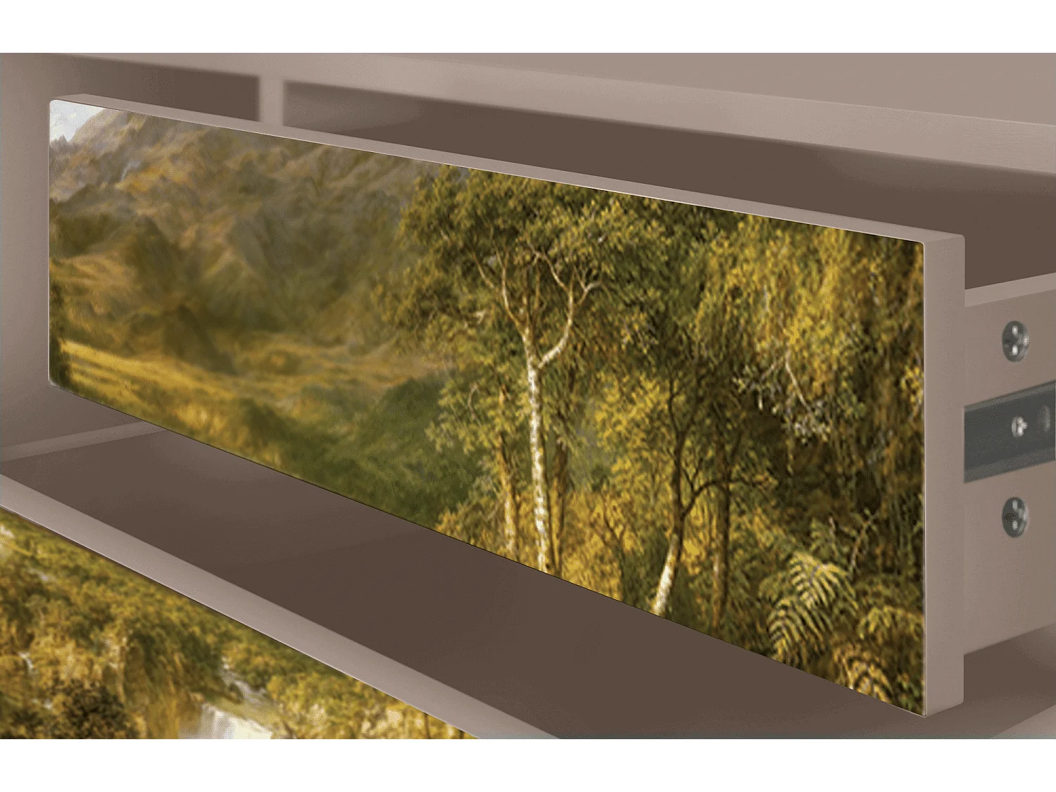 Meuble TV - 170х59х48 cm - T4 - The Heart of the Andes , Latte