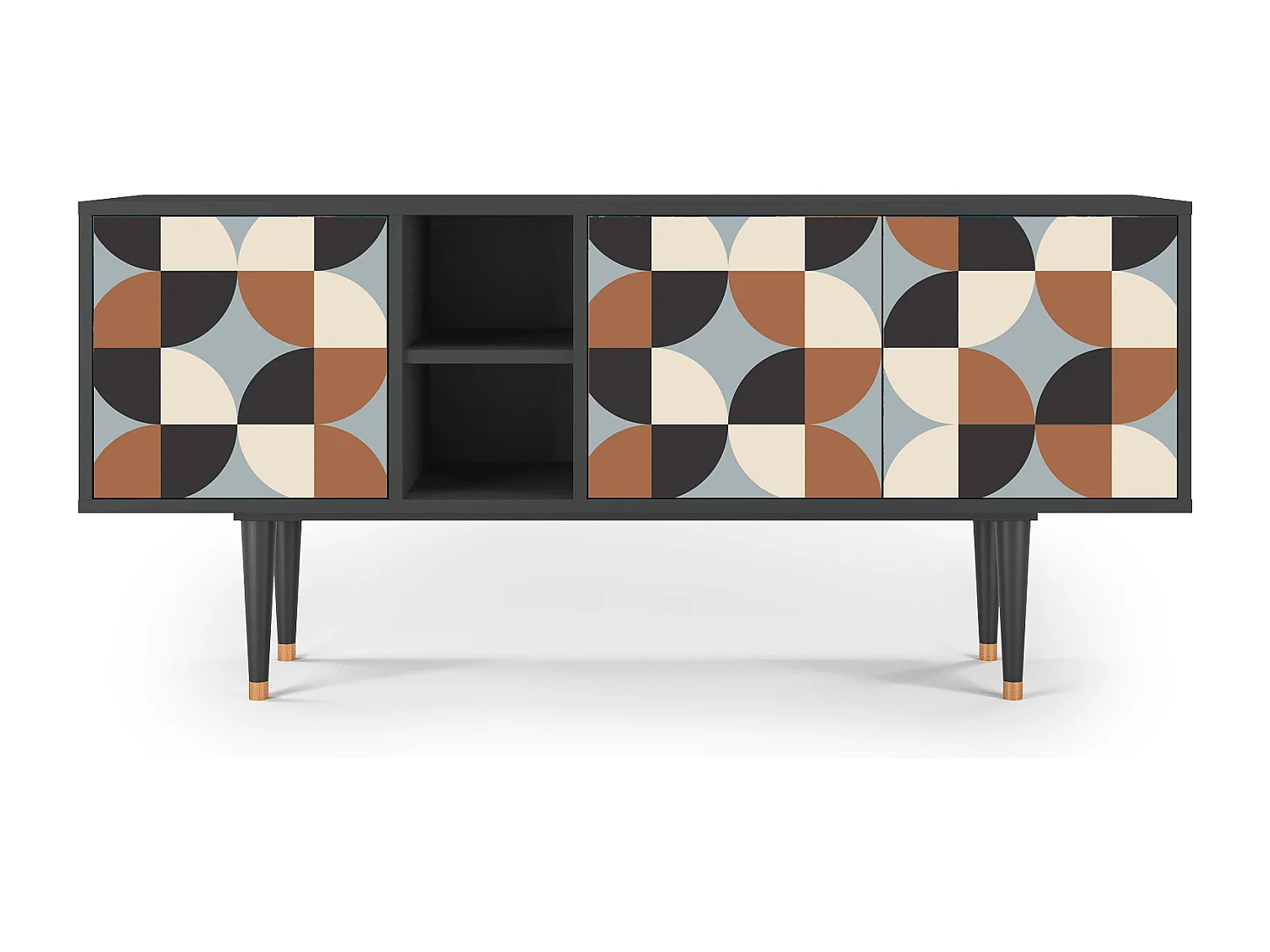 TV-Möbel - 150х69х41 cm - T5 - Brown Sensation, Anthrazit