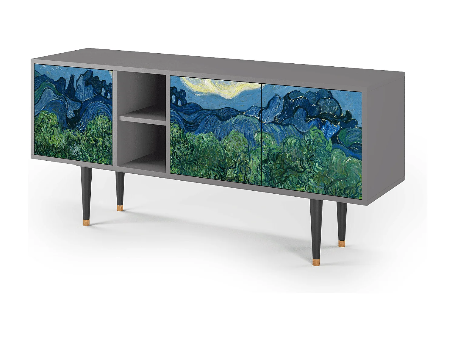 TV-Möbel - 150х69х41 cm - T5 - The Oil Trees, Grau