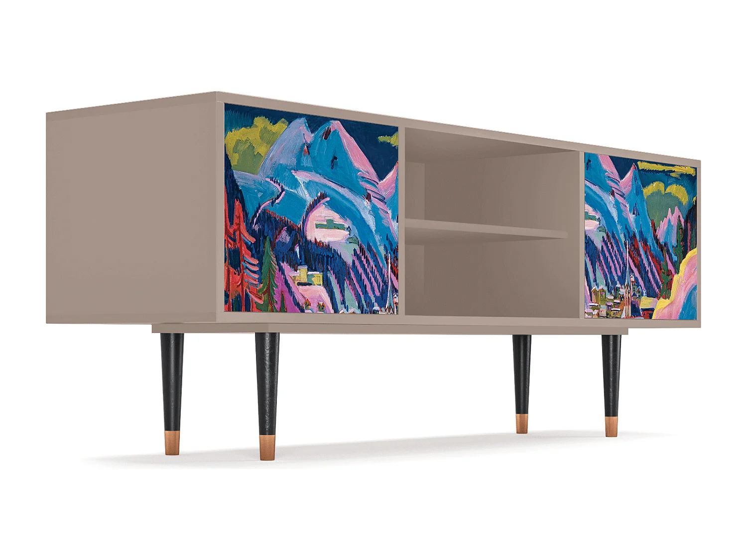 TV-meubel - 170х69х48 cm - T2 - Davos Winter, Latte