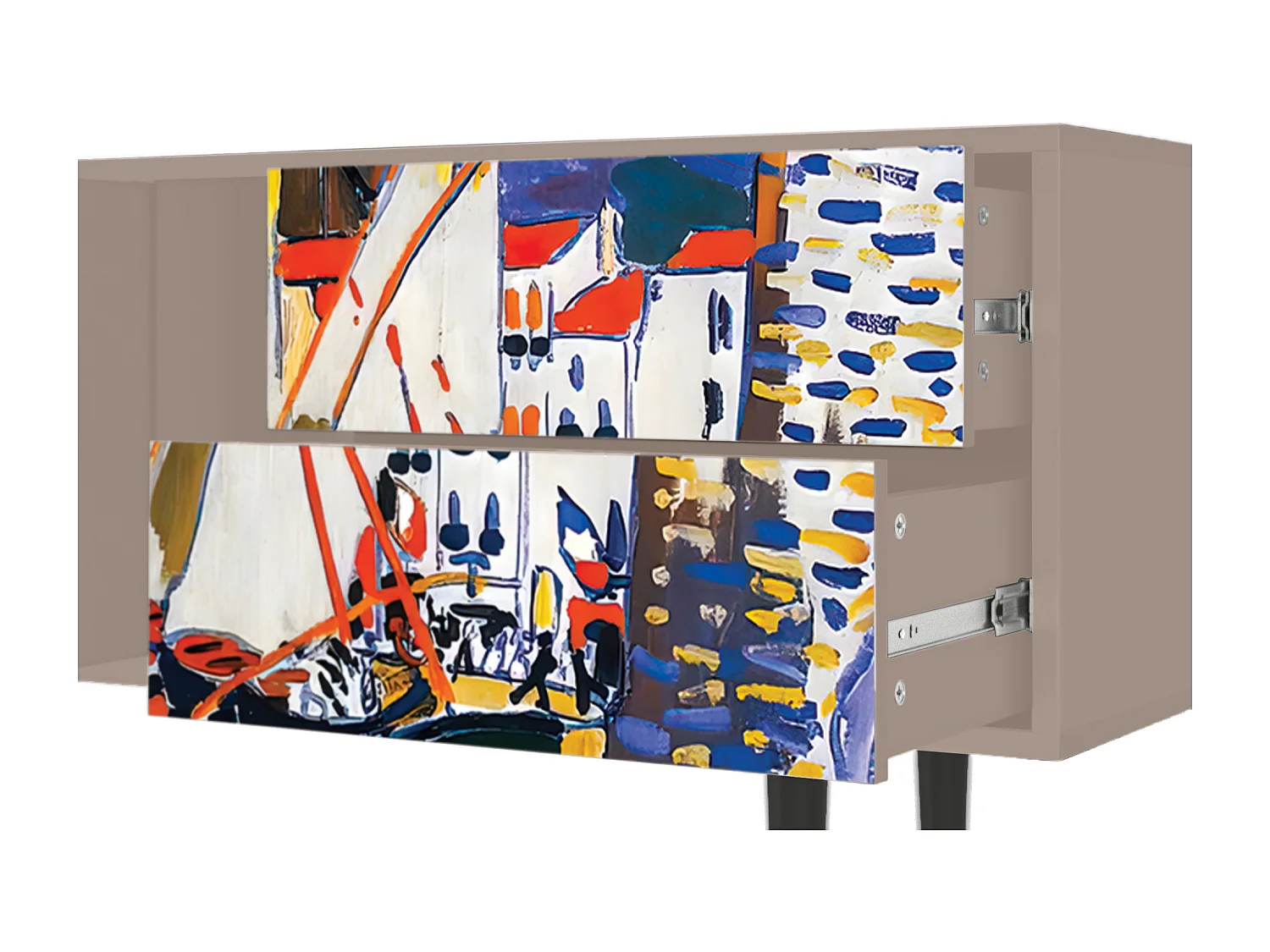 TV-meubel - 170х69х48 cm - T1 - Le Séchage des voiles , Latte