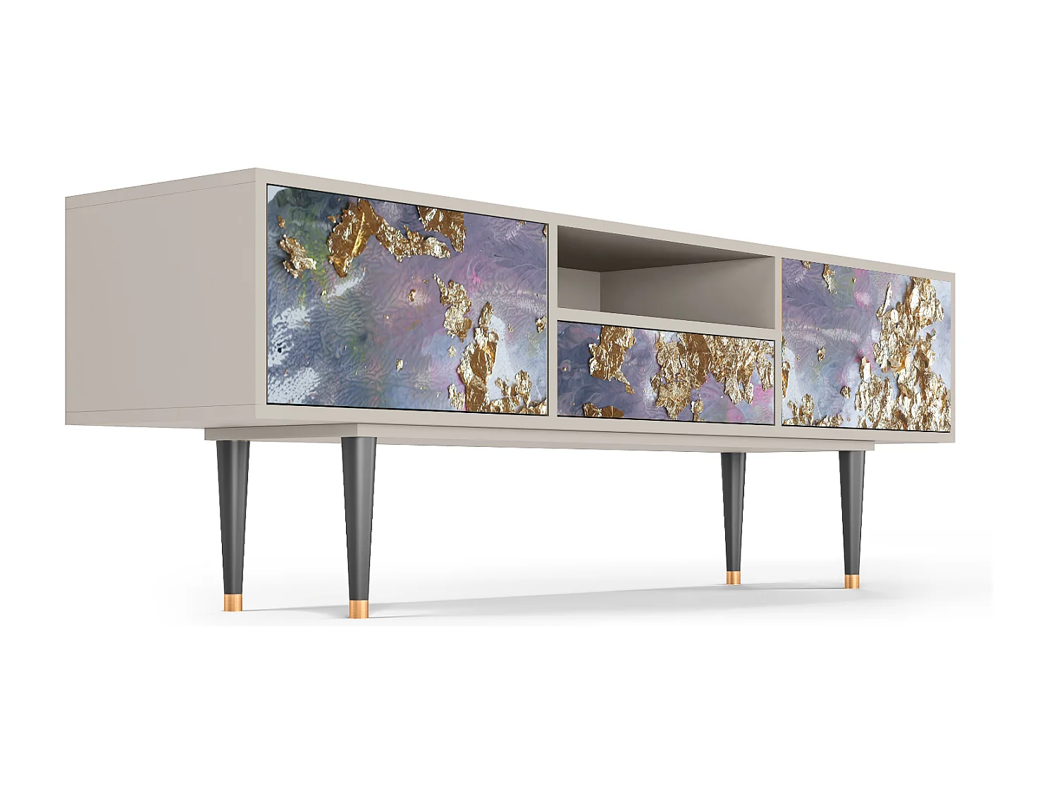 Meuble TV - 170х59х41 cm - T6 - Planet Earth, Sable