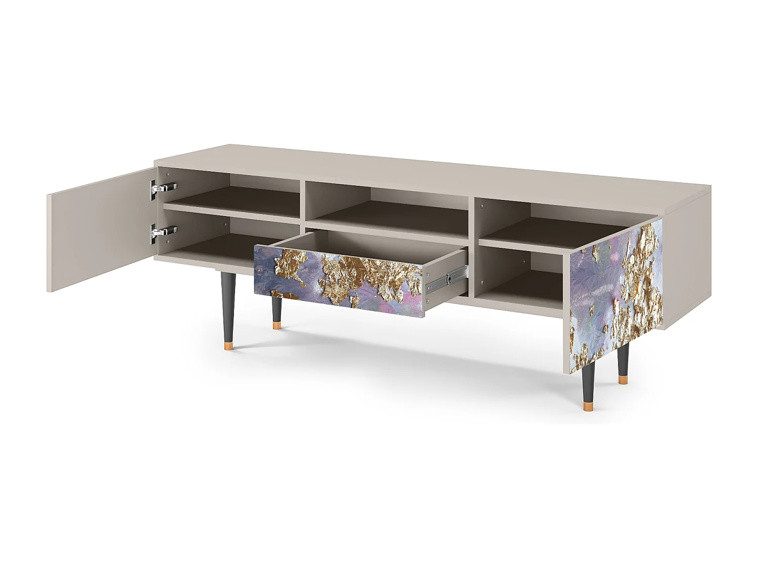 Meuble TV - 170х59х41 cm - T6 - Planet Earth, Sable