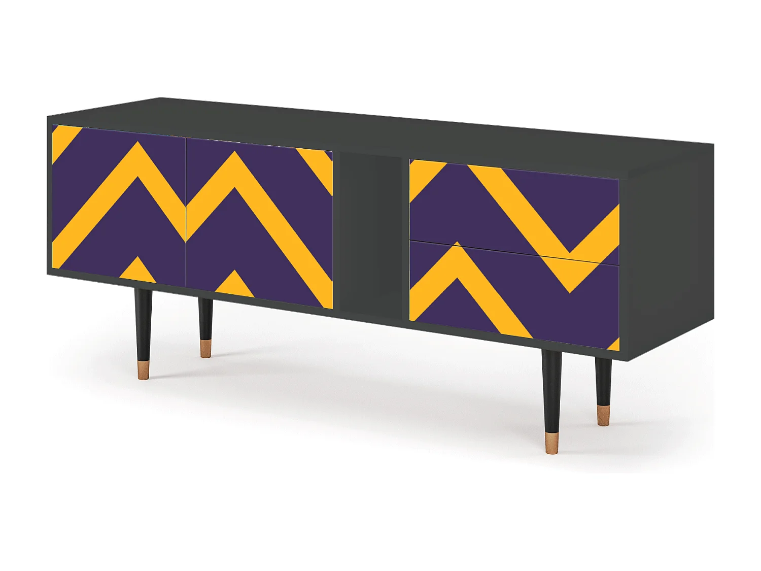 Meuble TV - 170х69х48 cm - T1 - The Brightest Way, Anthracite