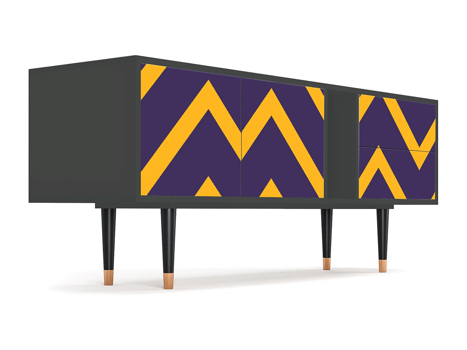 Meuble TV - 170х69х48 cm - T1 - The Brightest Way, Anthracite