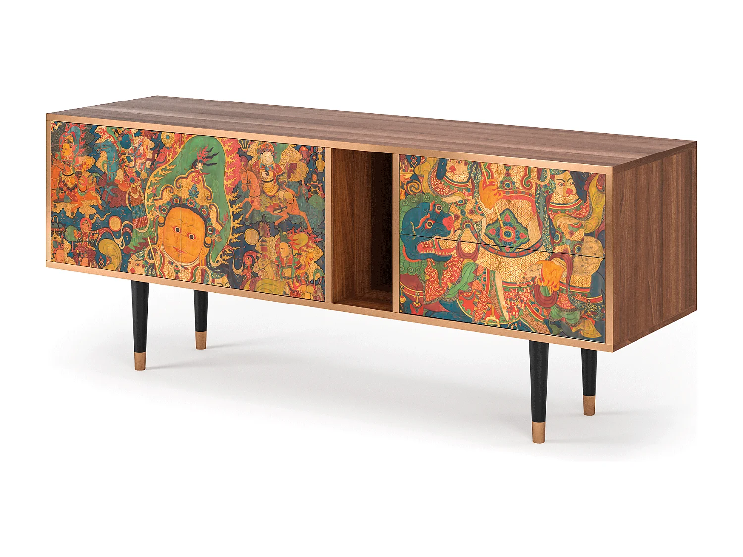 TV-Möbel - 170х69х48 cm - T1 - God by Vaisravana , Walnuss