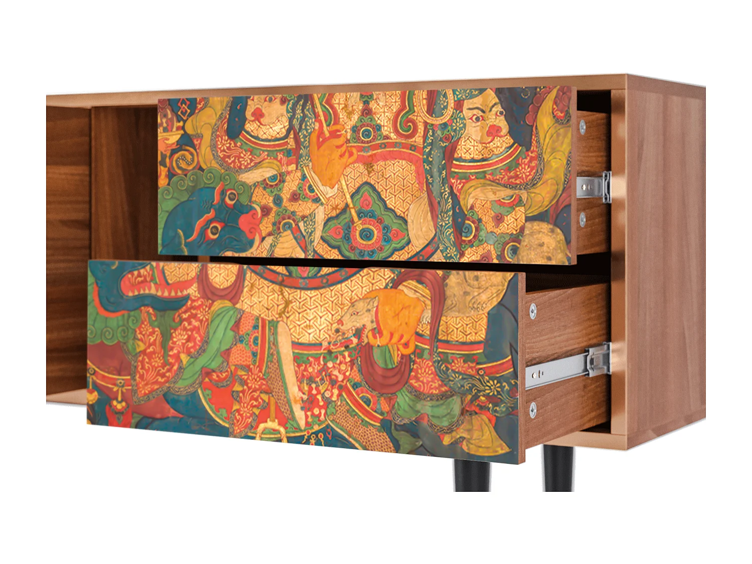 TV-Möbel - 170х69х48 cm - T1 - God by Vaisravana , Walnuss