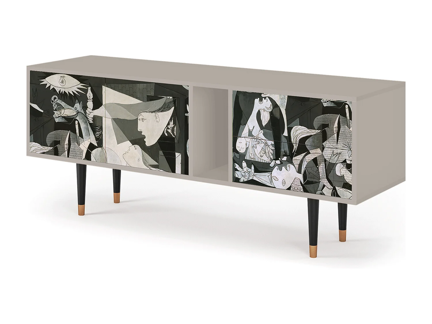 TV-Möbel - 170х69х48 cm - T1 - Guernica by Picasso, Sand