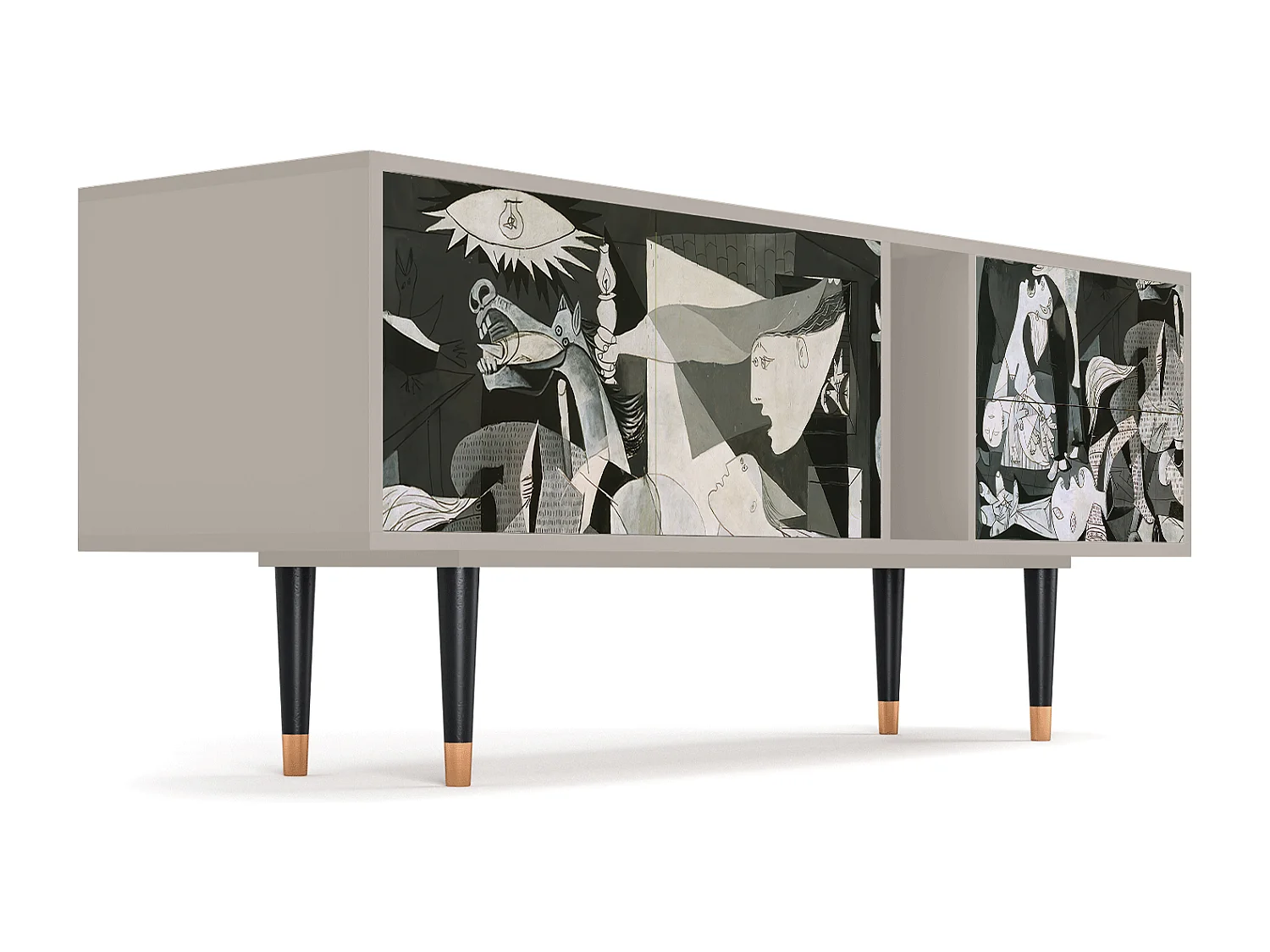 TV-Möbel - 170х69х48 cm - T1 - Guernica by Picasso, Sand