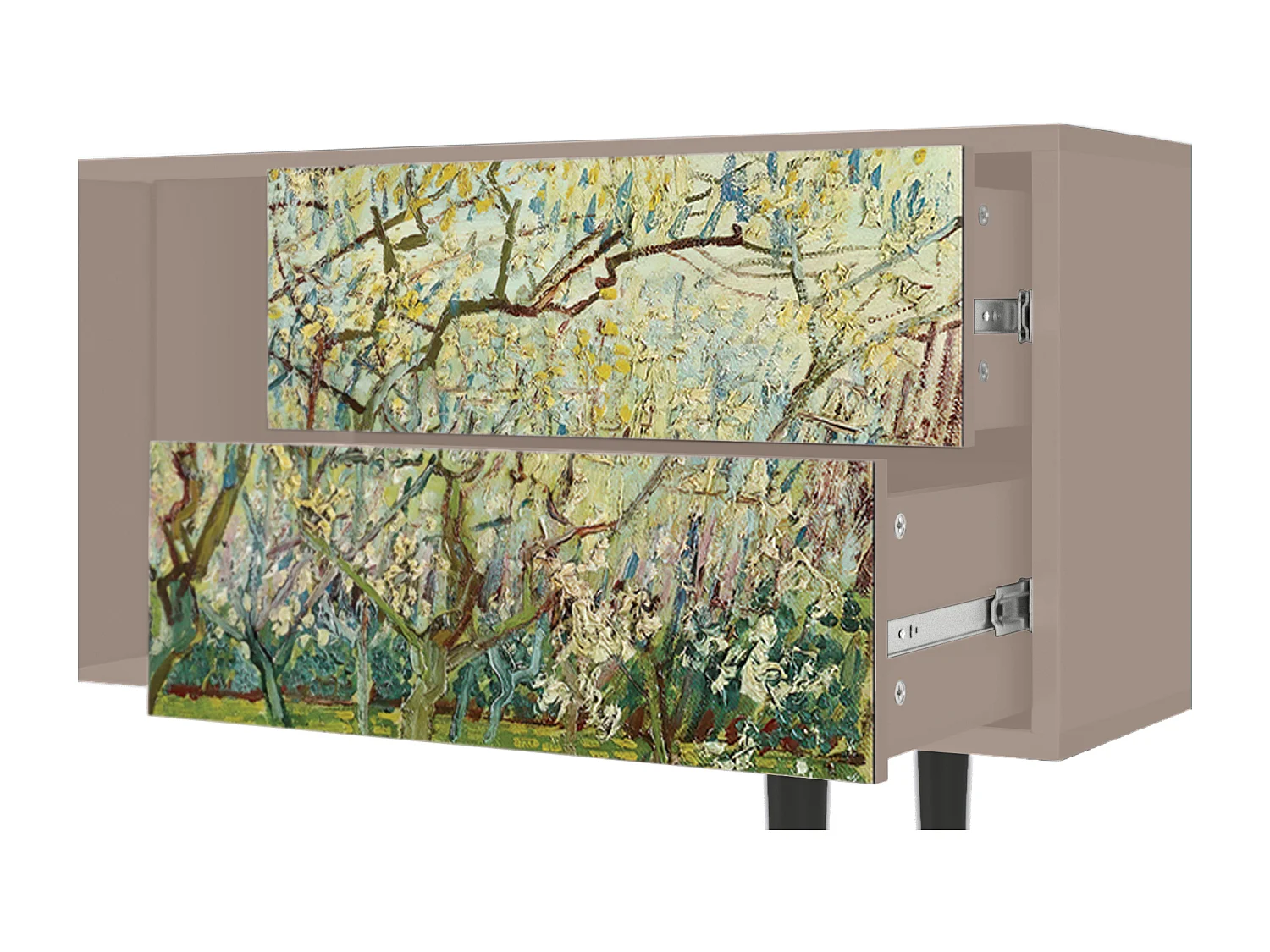 Meuble TV - 170х69х48 cm - T1 - The Blanc Orchard, Latte