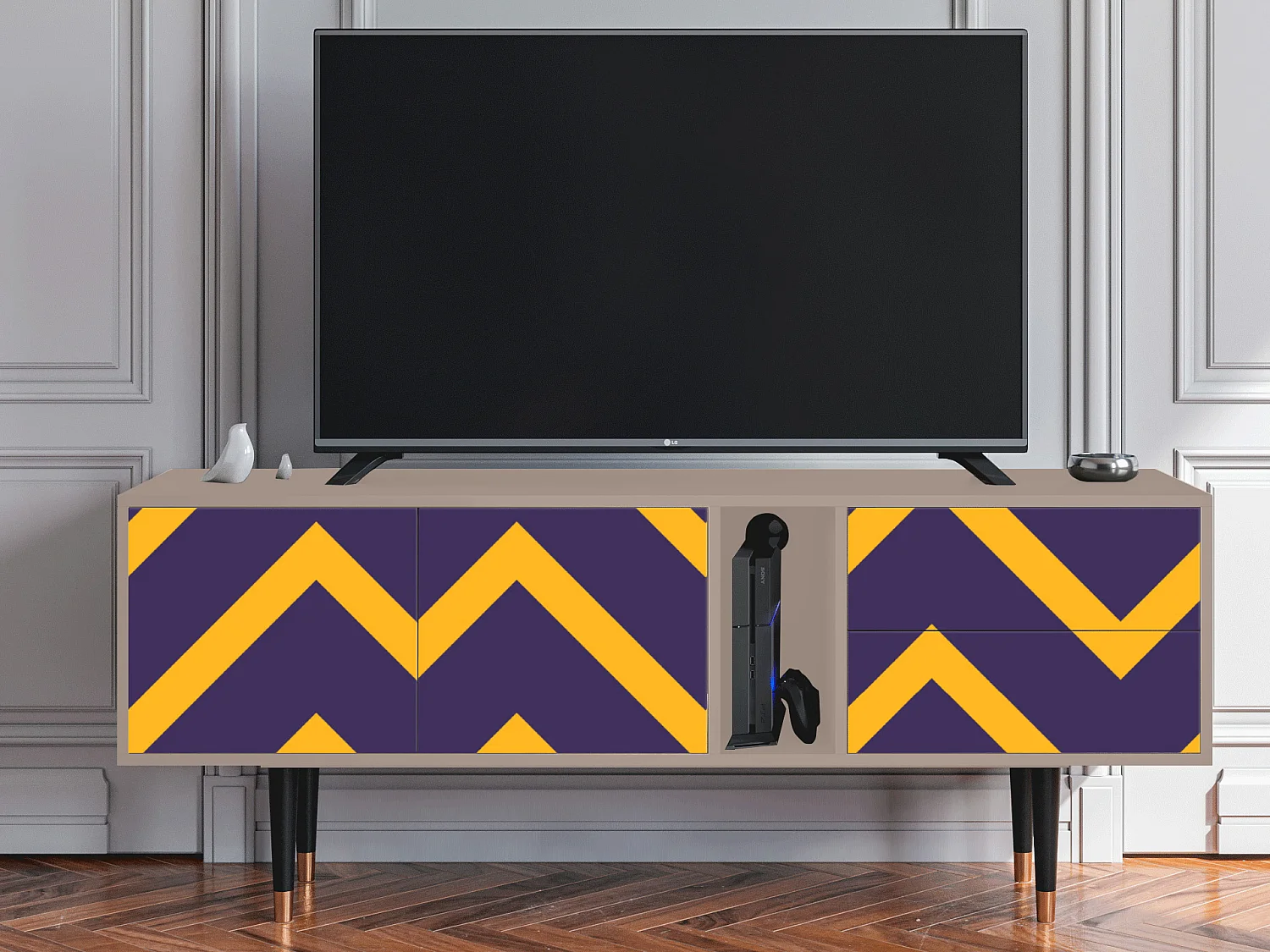 Mueble de TV - 170х69х48 cm - T1 - The Brightest Way, Latte