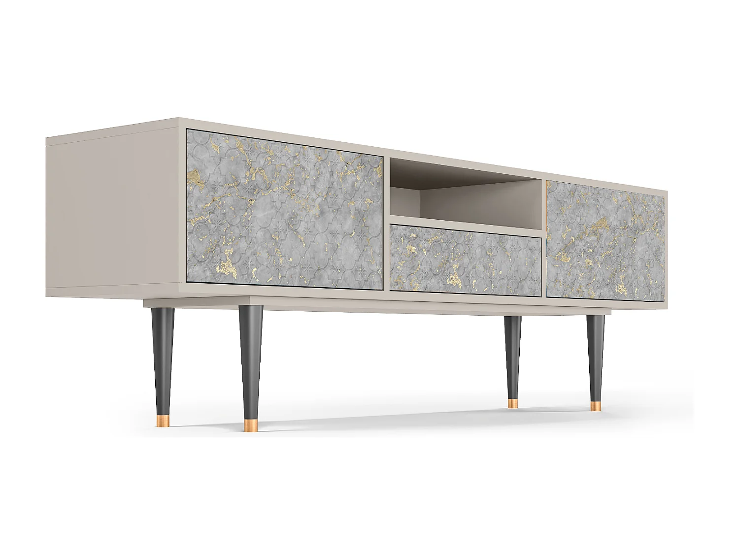 Mueble de TV - 170х59х41 cm - T6 - Mariana Trench, Arena