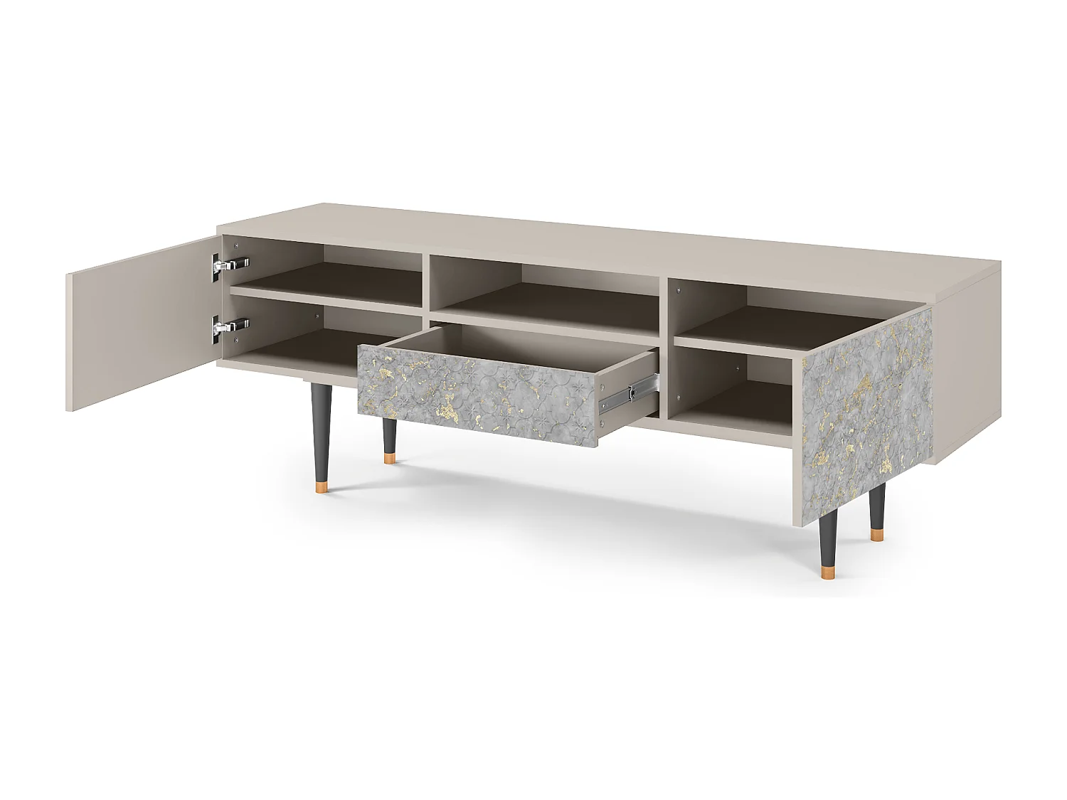 Mueble de TV - 170х59х41 cm - T6 - Mariana Trench, Arena