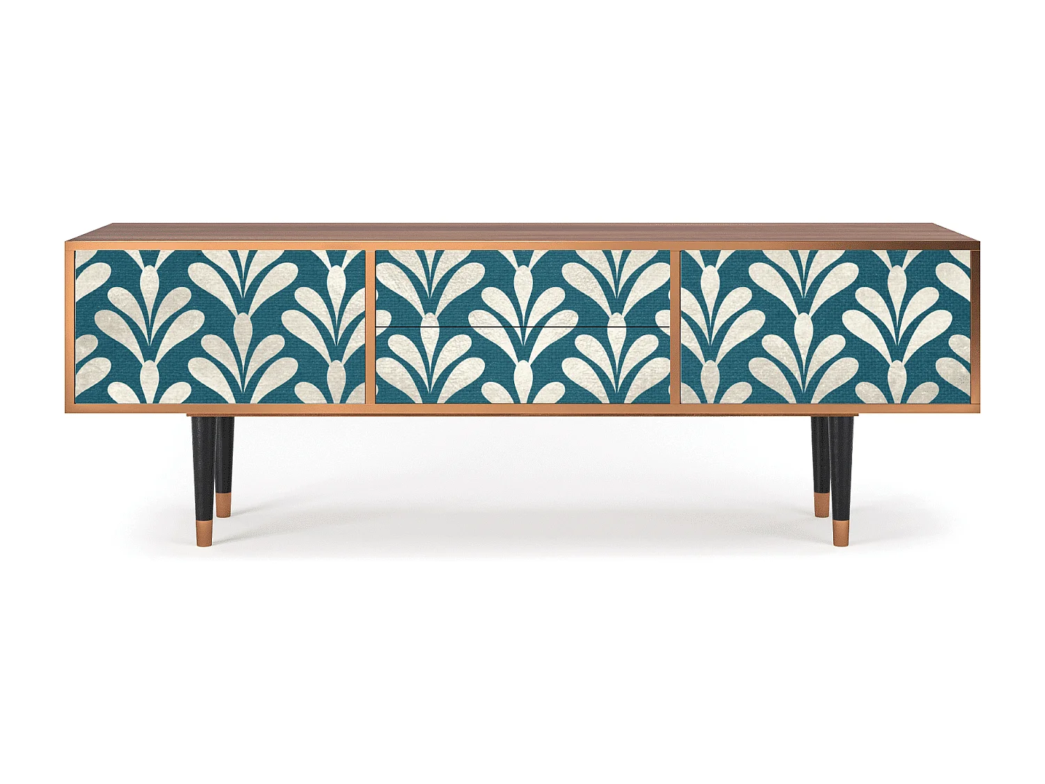 TV-Möbel - 170х59х48 cm - T4 - Milky Tears, Walnuss