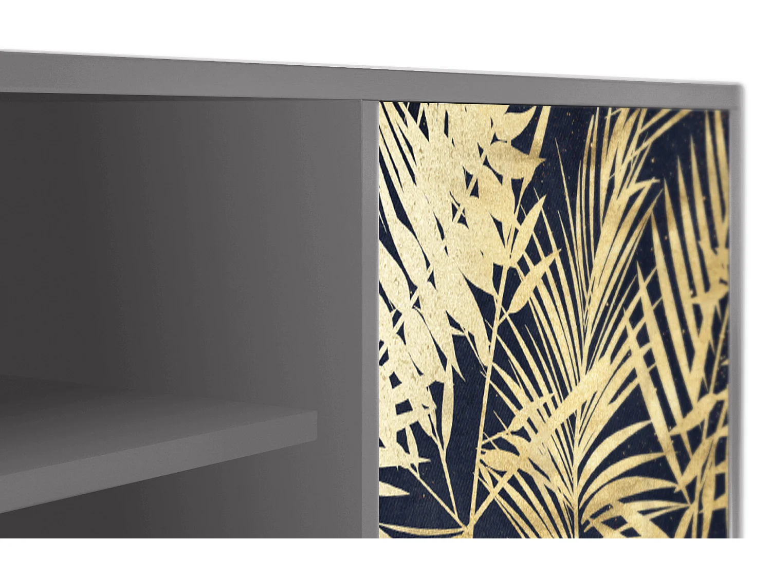 Meuble TV - 170х69х48 cm - T2 - Jungle Vibes, Gris