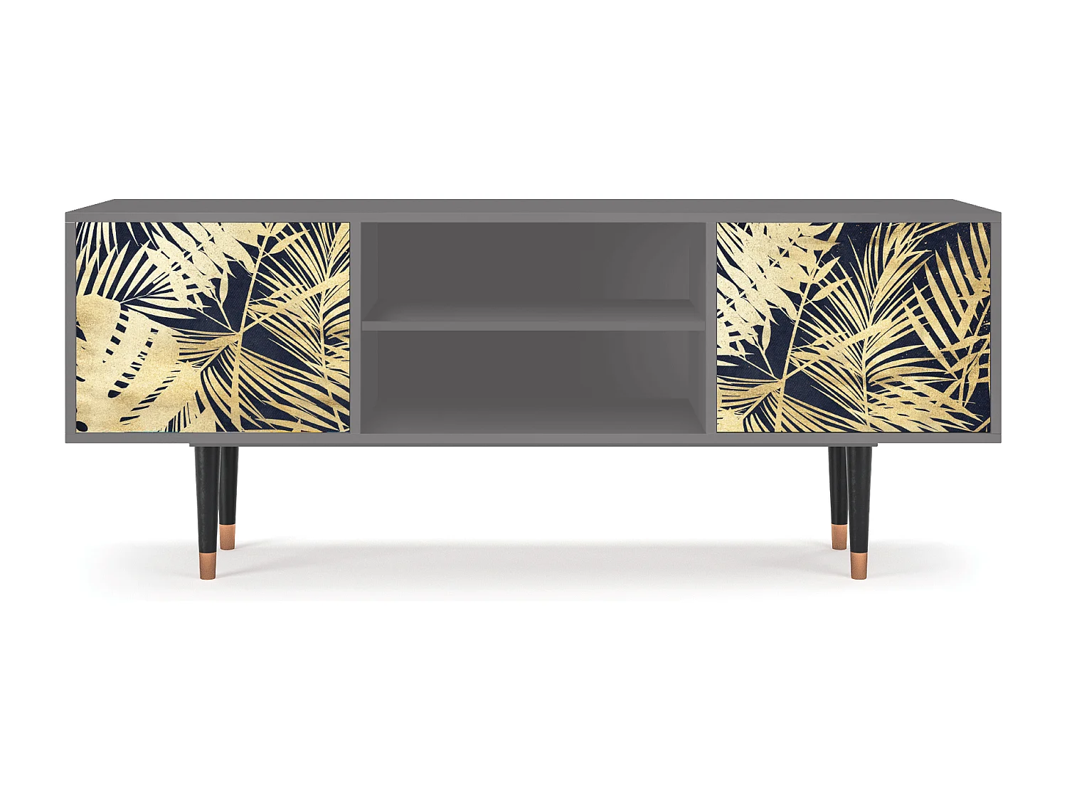 Mobile TV - 170х69х48 cm - T2 - Jungle Vibes, Grigio