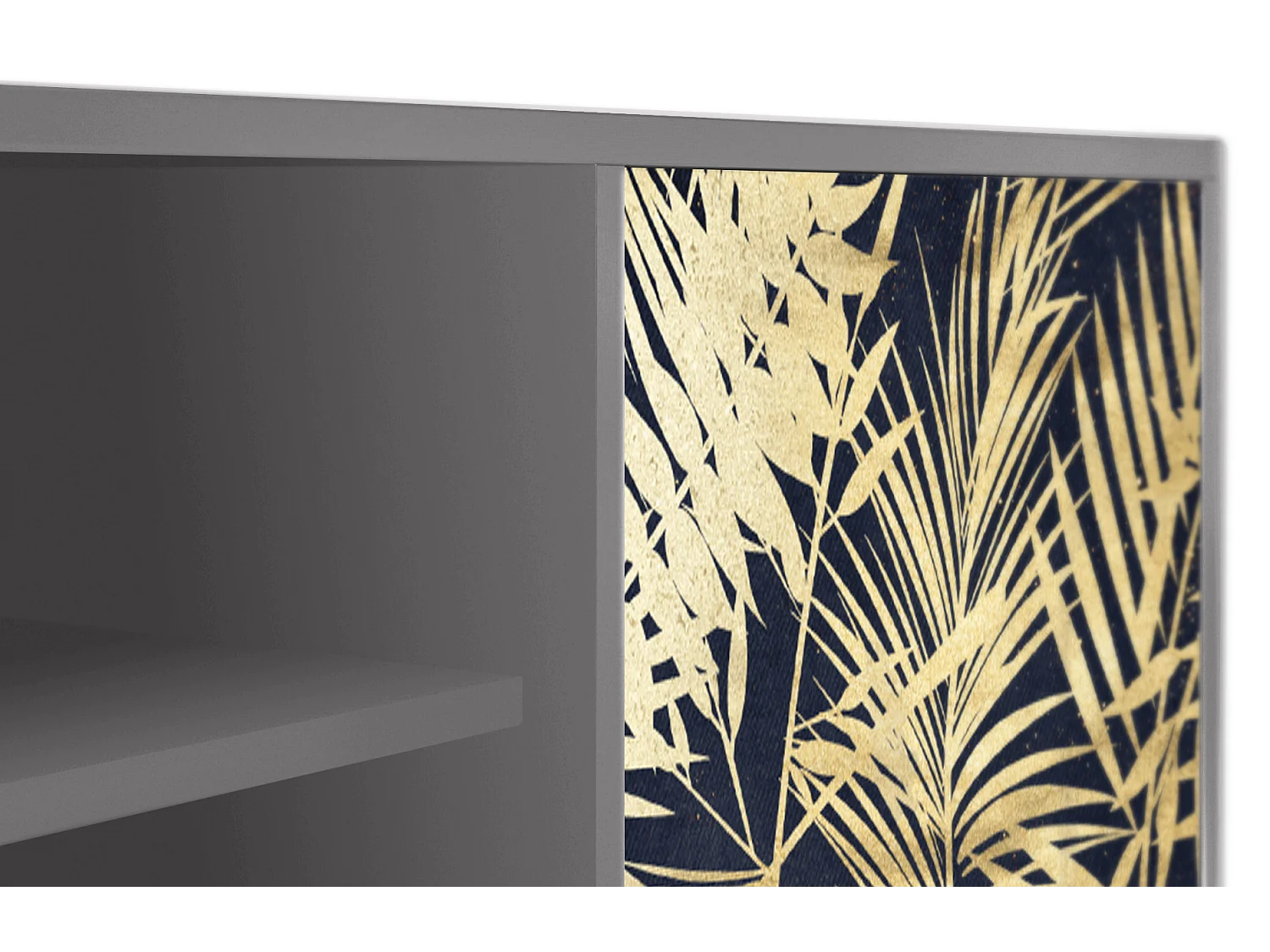 Mobile TV - 170х69х48 cm - T2 - Jungle Vibes, Grigio