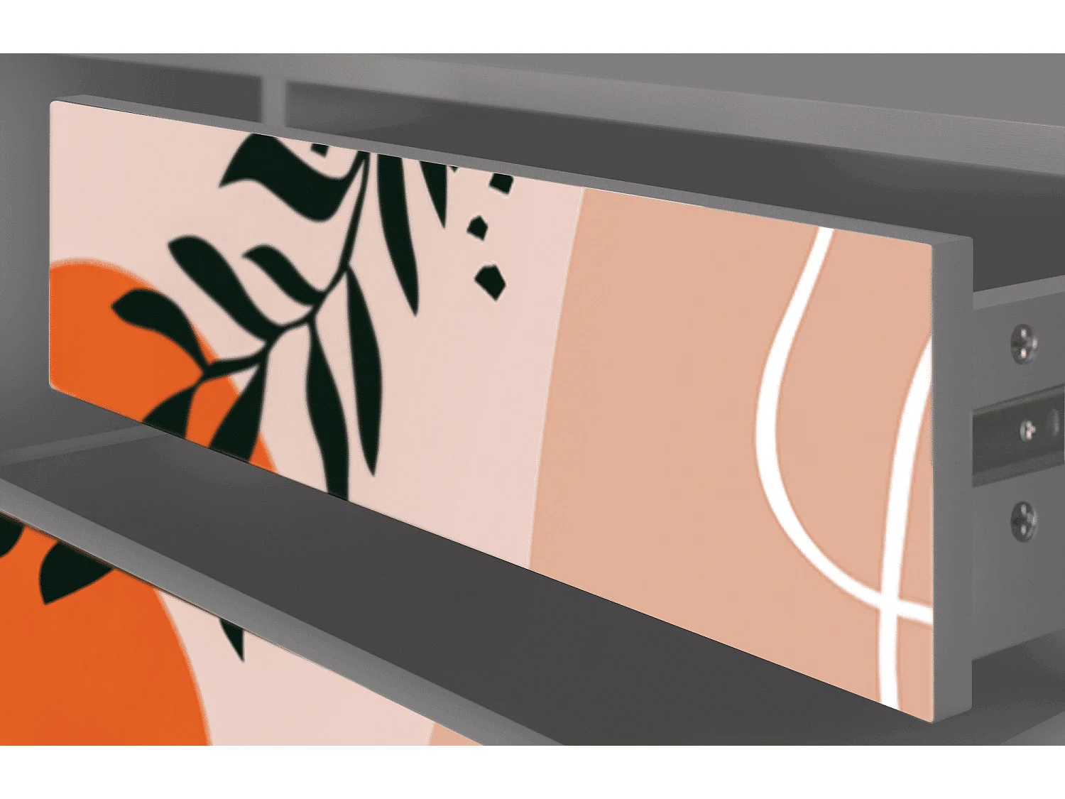 TV-Möbel - 170х59х48 cm - T4 - Artwork, Grau