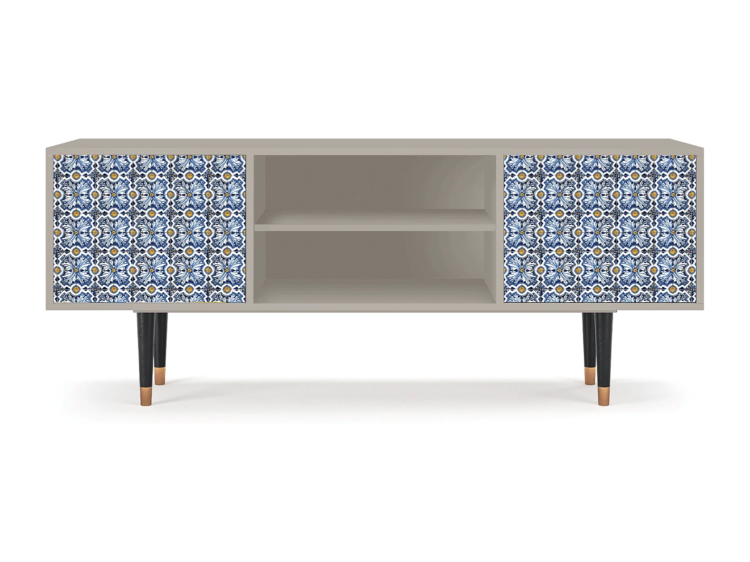 Meuble TV - 170х69х48 cm - T2 - Lovely Cornflowers, Sable