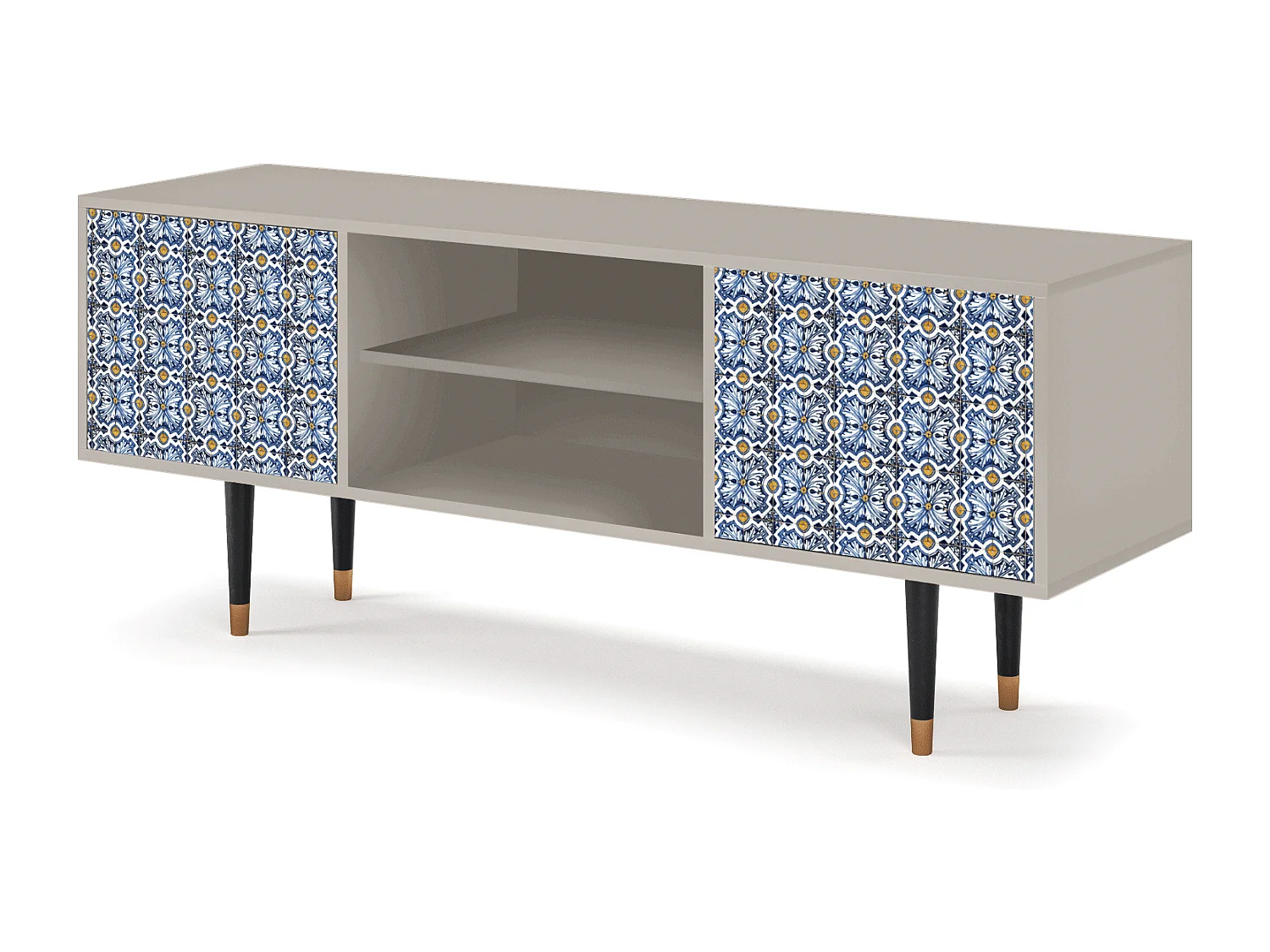 Meuble TV - 170х69х48 cm - T2 - Lovely Cornflowers, Sable