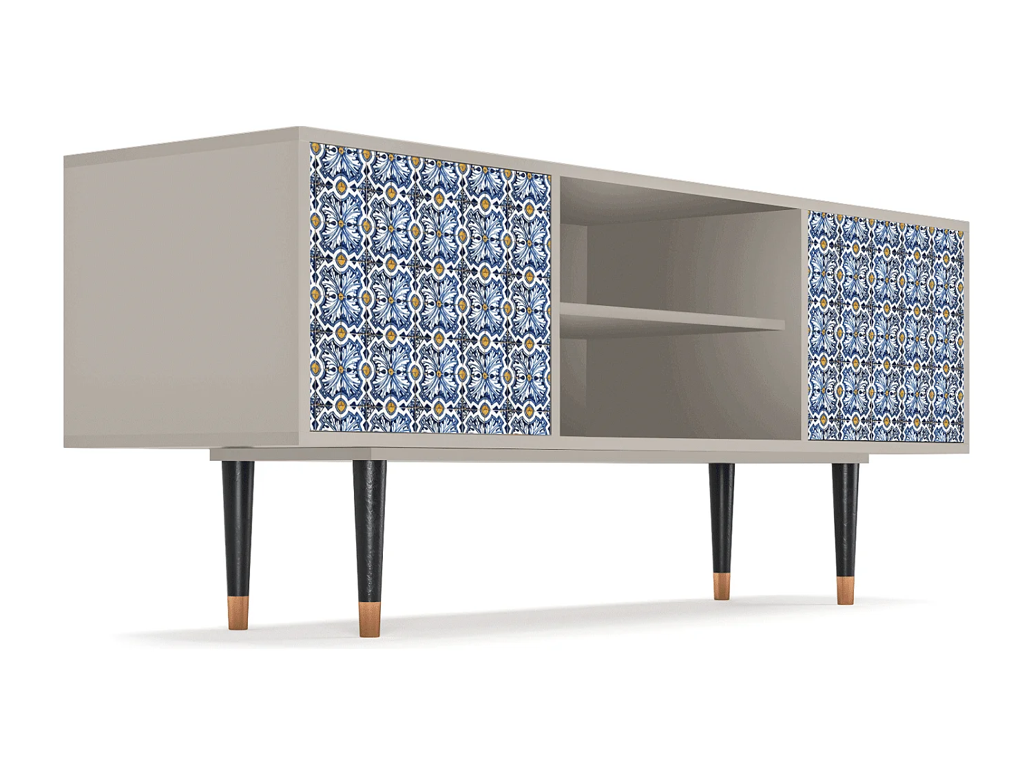 Meuble TV - 170х69х48 cm - T2 - Lovely Cornflowers, Sable