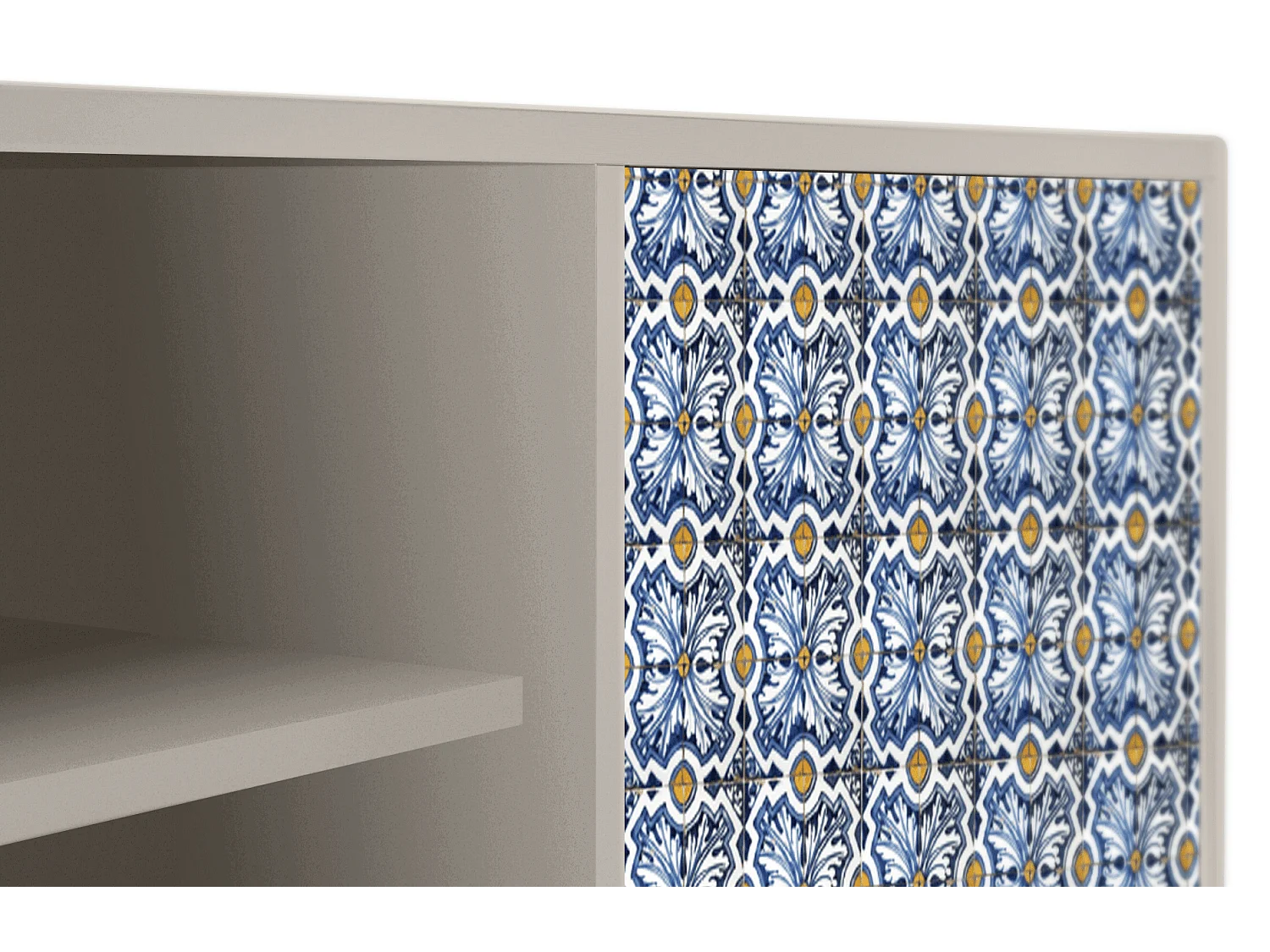 Meuble TV - 170х69х48 cm - T2 - Lovely Cornflowers, Sable