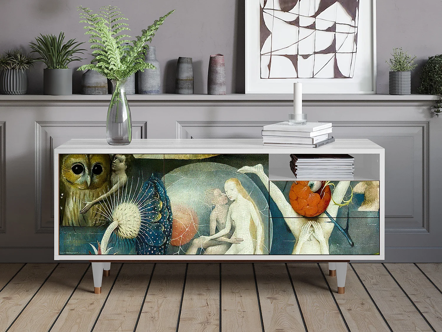 TV-Möbel - 125х56х41 cm - T7 - The Garden Of by Bosch, Weiß