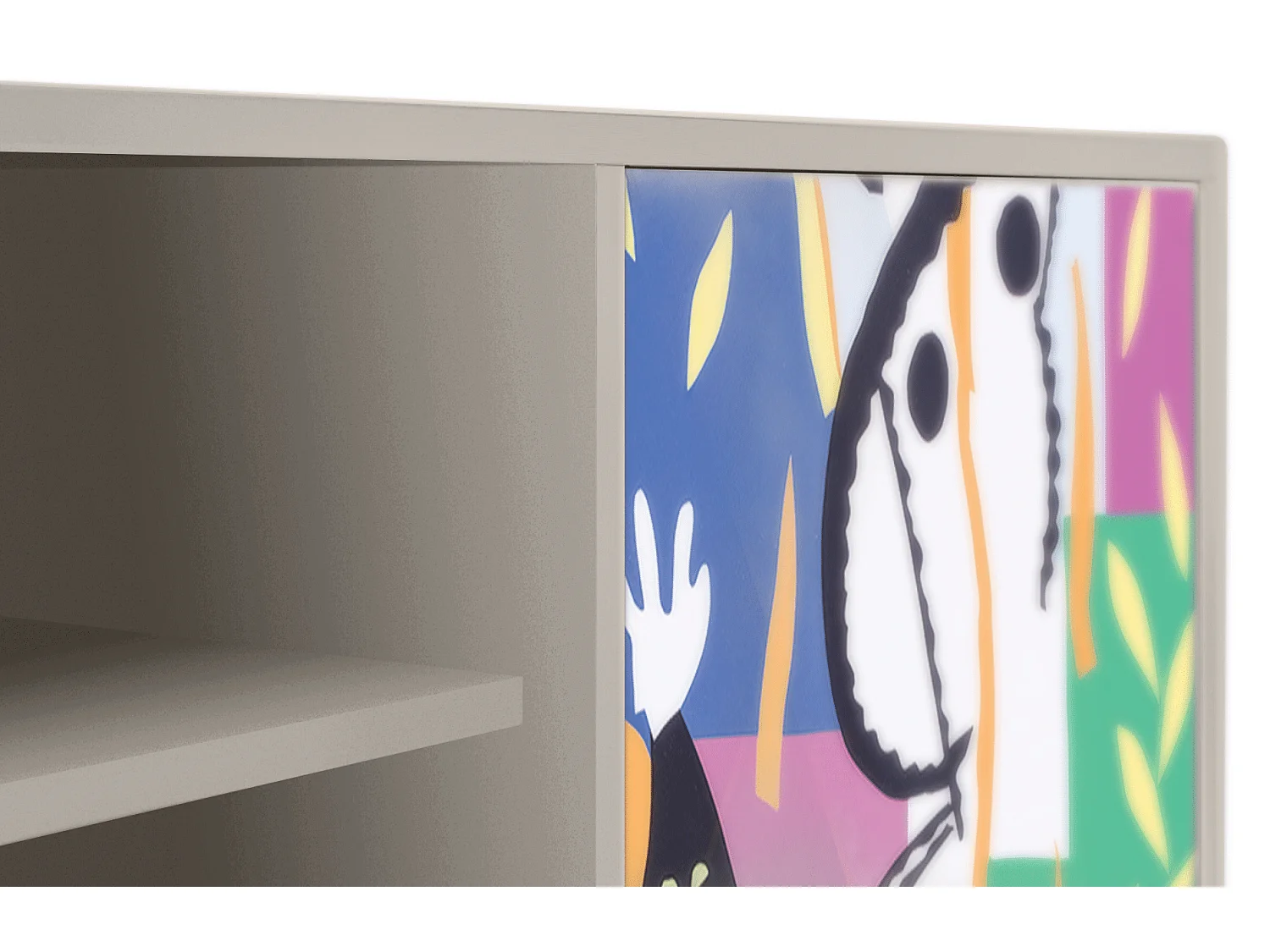 Szafka RTV - 170х69х48 cm - T2 - La Tristesse du Roi, Piaskowy