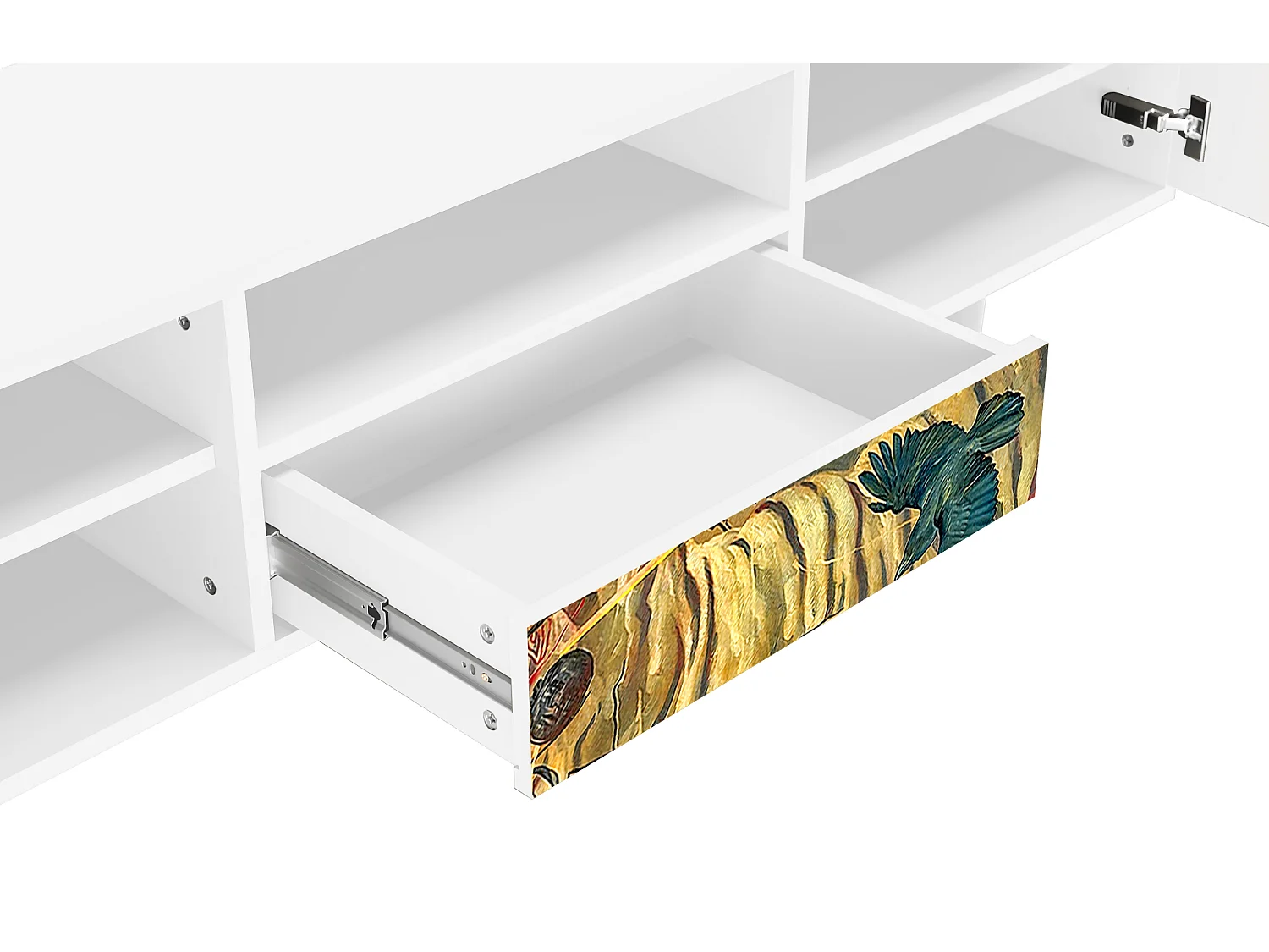 Mueble de TV - 170х59х41 cm - T6 - Blood by James Jean, Branco