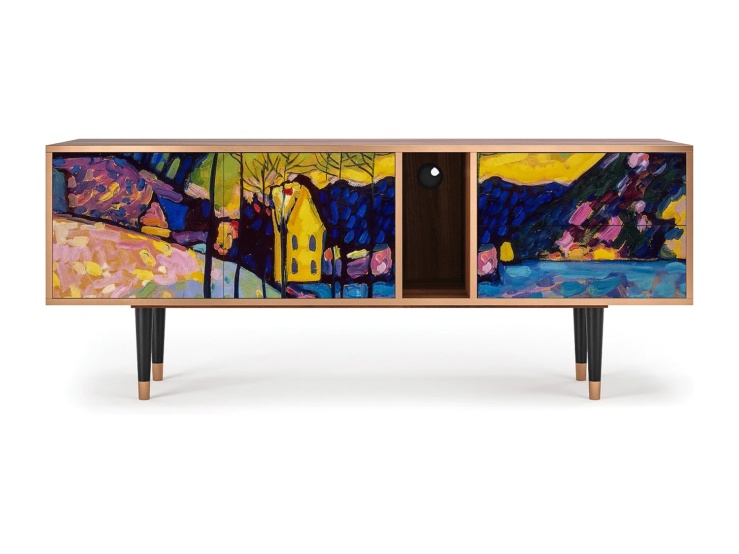 TV-meubel - 170х69х48 cm - T1 - Winter Landscape, Walnoot