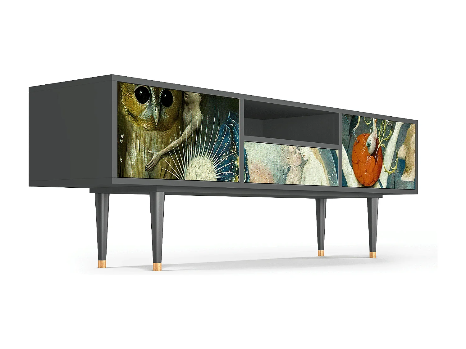 Mobile TV - 170х59х41 cm - T6 - The Garden Of by Bosch, Antracite