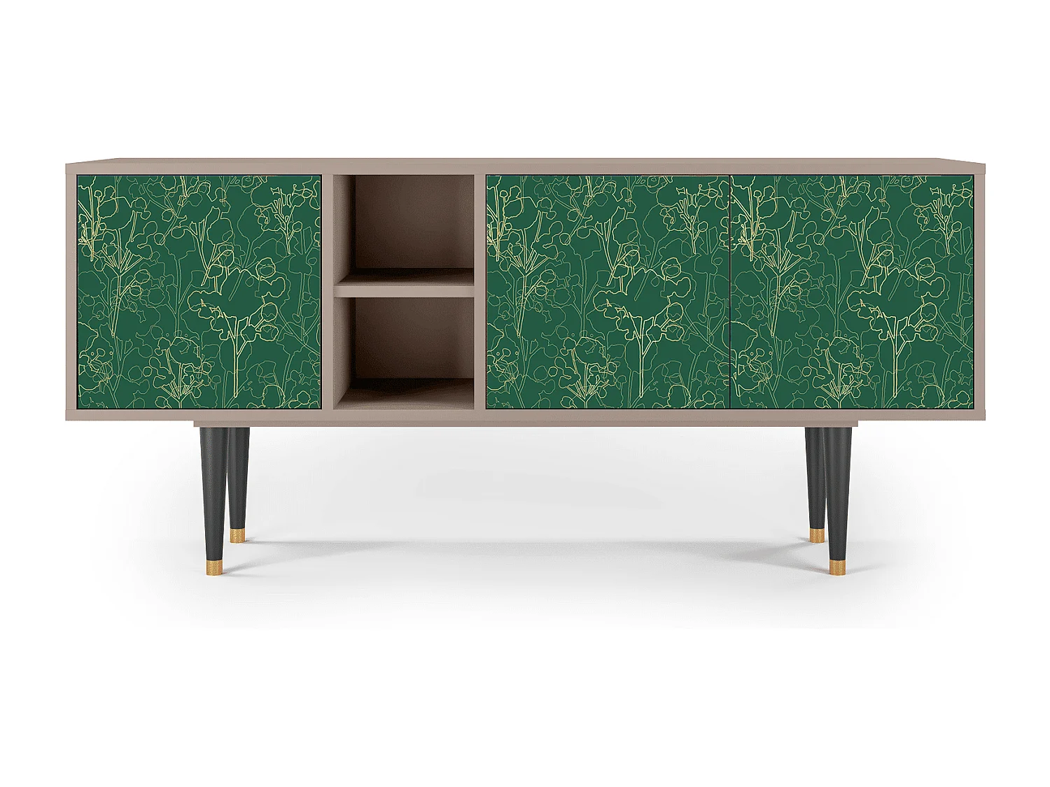 Mobile TV - 150х69х41 cm - T5 - Emerald Forest, Latte