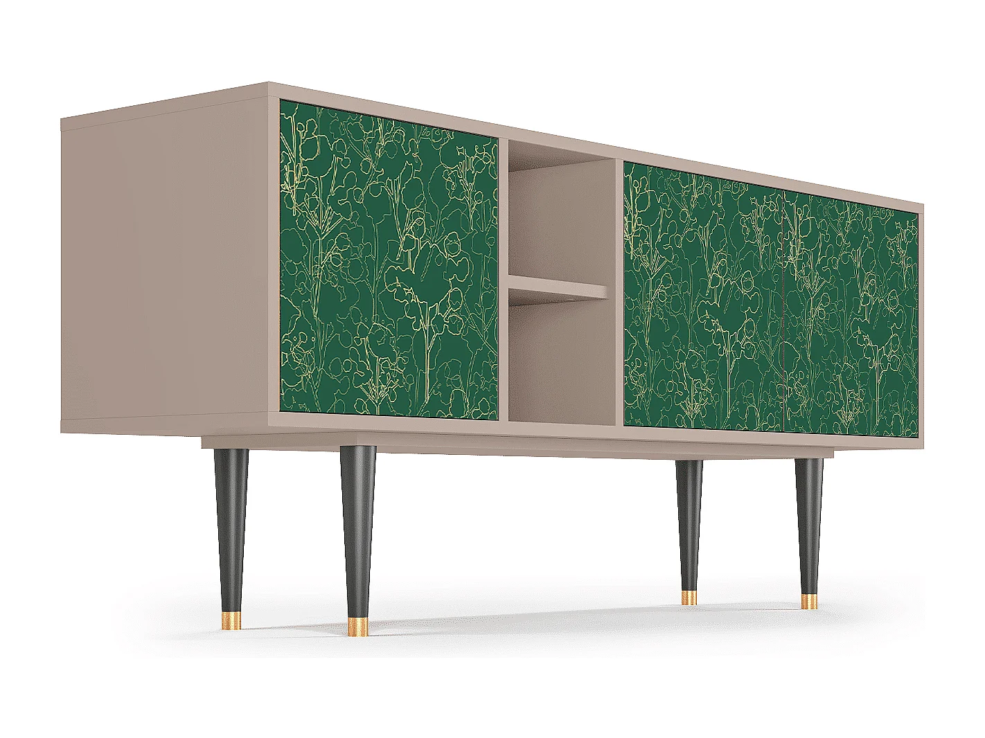 Mobile TV - 150х69х41 cm - T5 - Emerald Forest, Latte