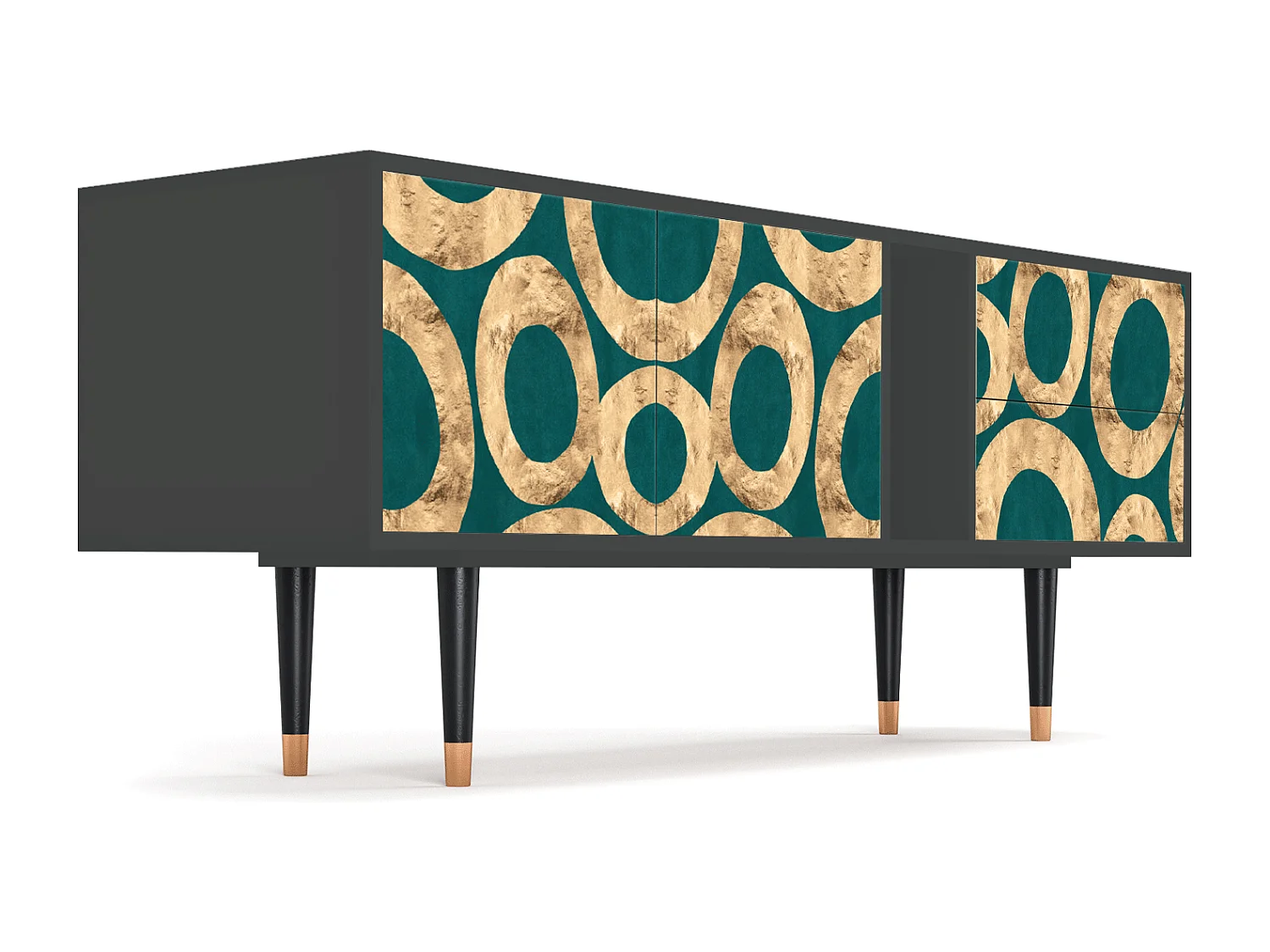 Meuble TV - 170х69х48 cm - T1 - Zircon Sphere, Anthracite