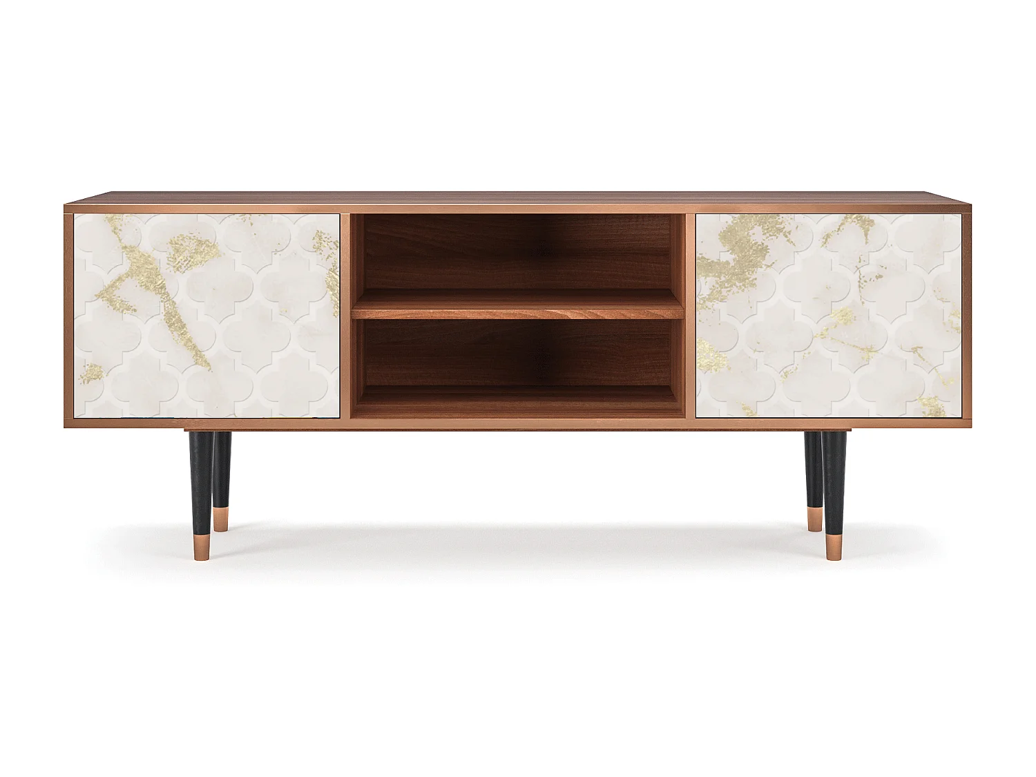 Mueble de TV - 170х69х48 cm - T2 - Sahara desert, Nogueira