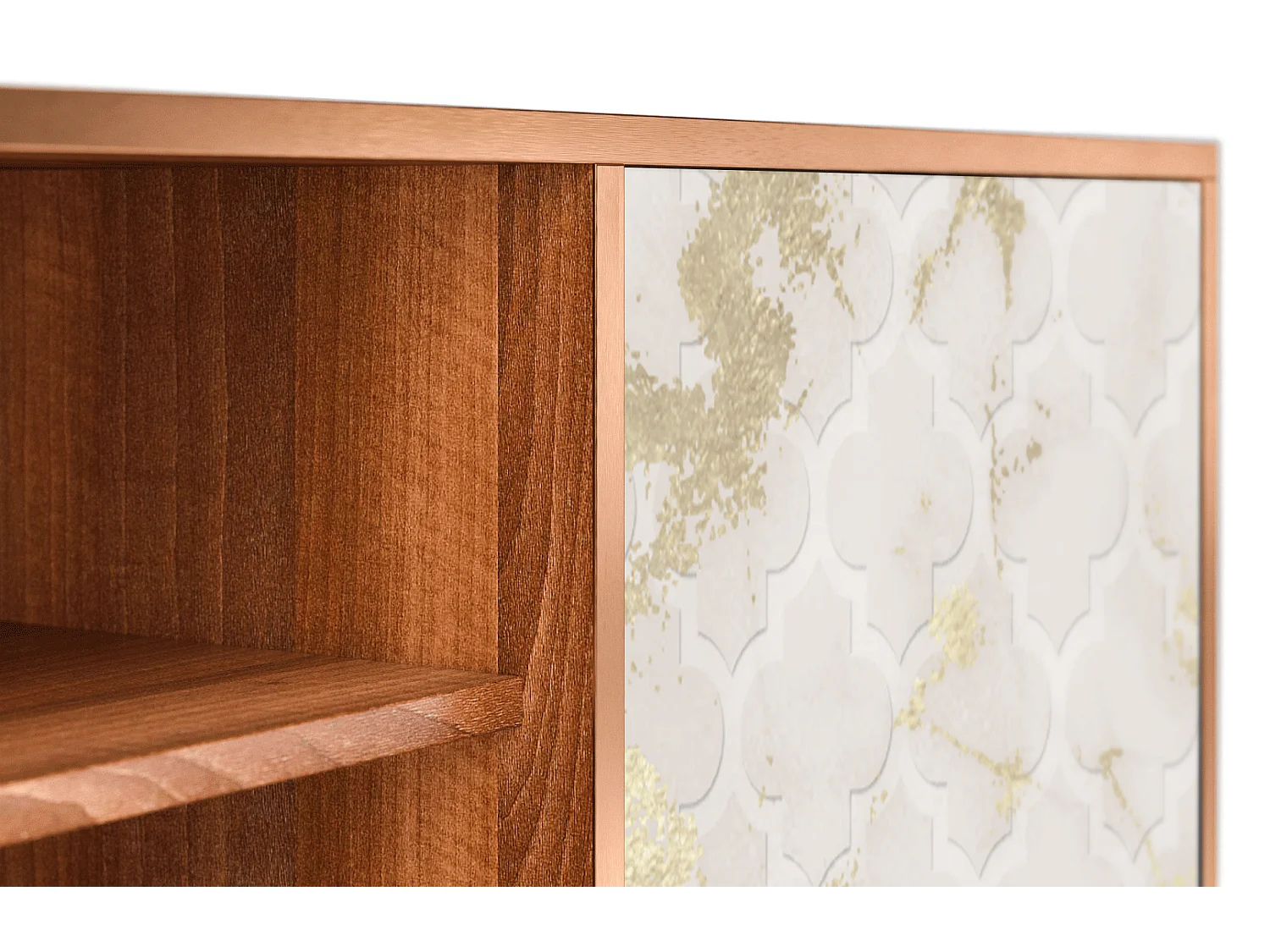 Mueble de TV - 170х69х48 cm - T2 - Sahara desert, Nogueira