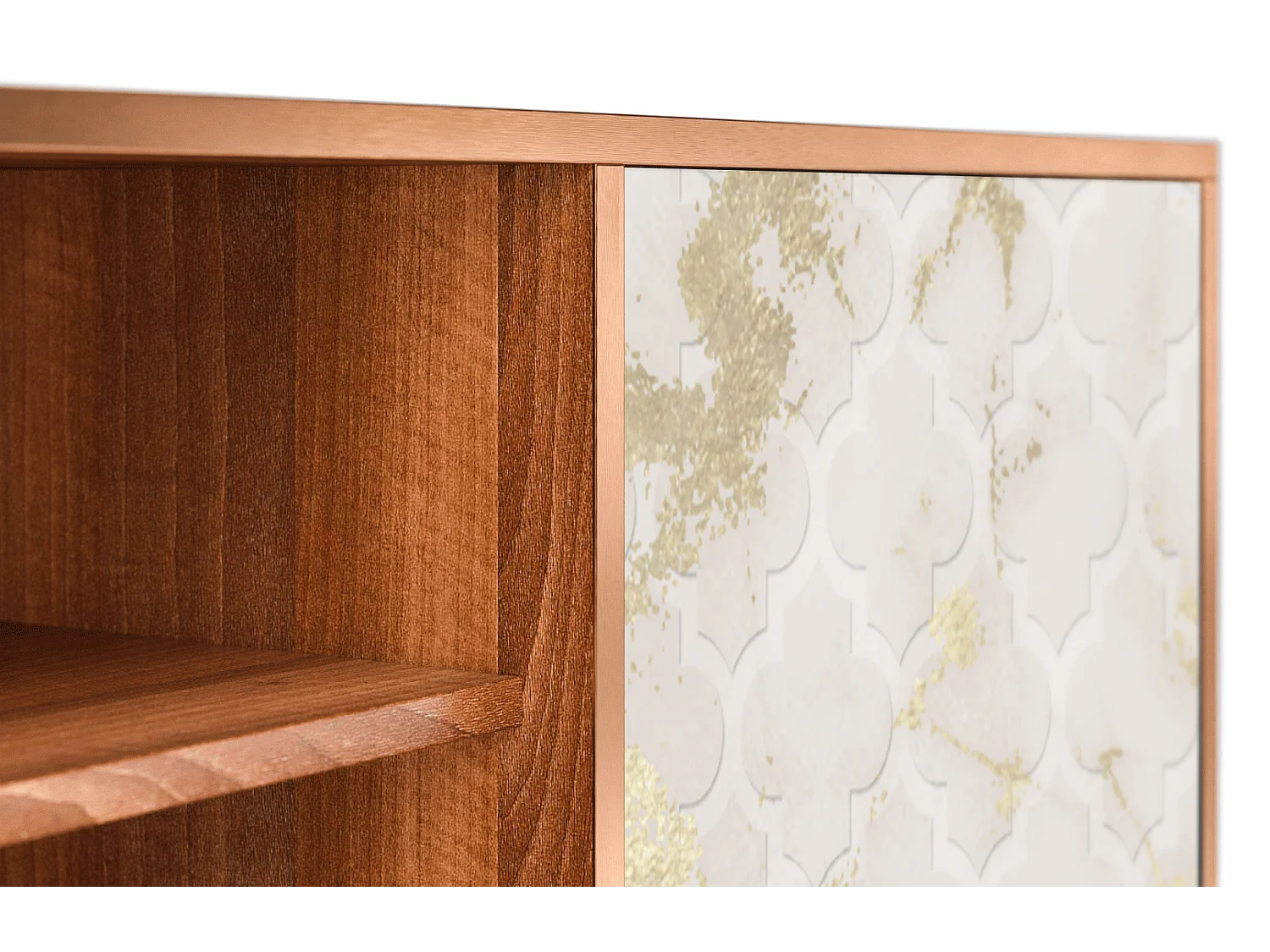 Mueble de TV - 170х69х48 cm - T2 - Sahara desert, Nogueira