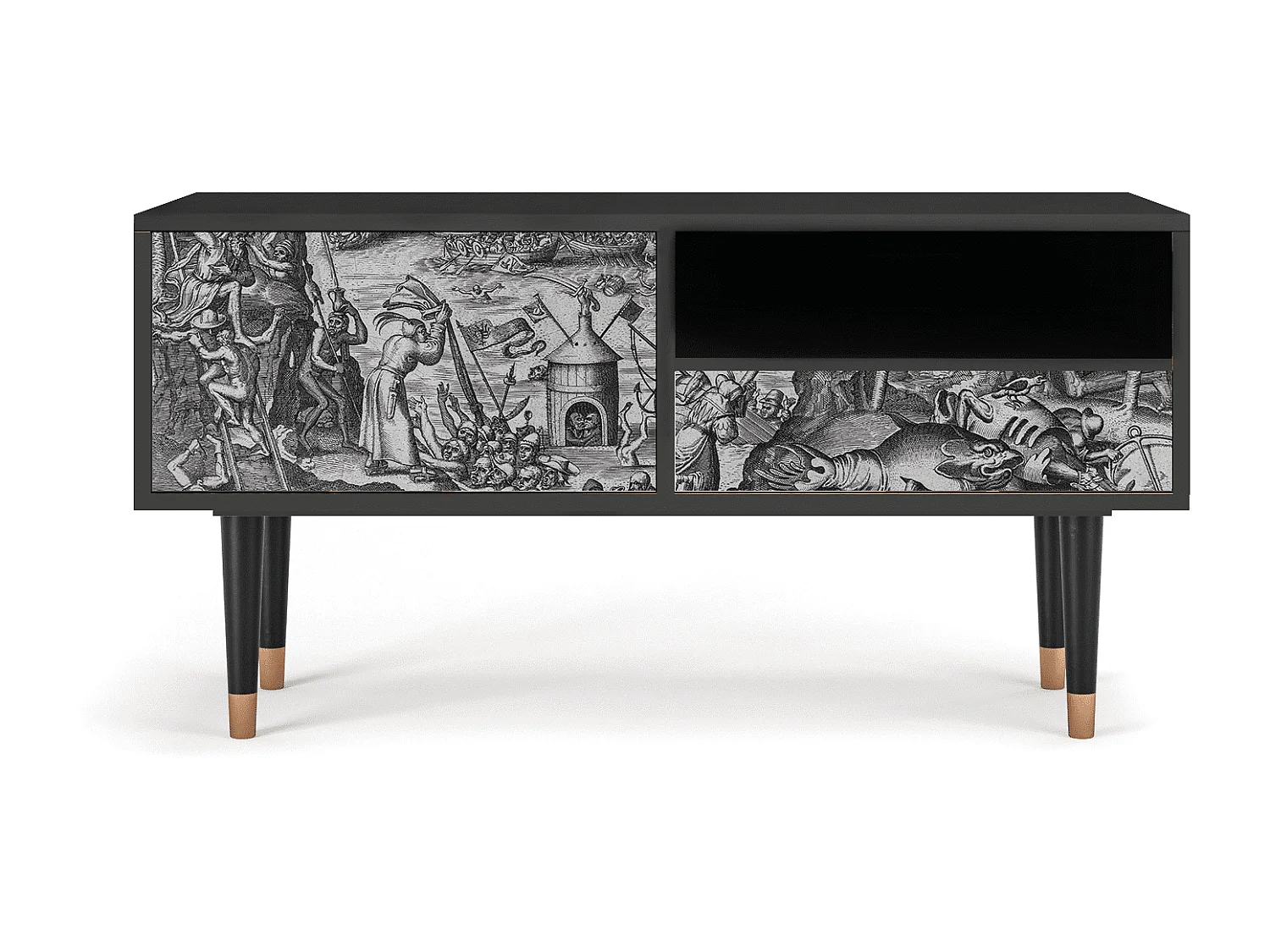 TV-Möbel - 115х59х48 cm - T3 - The Temptation, Anthrazit