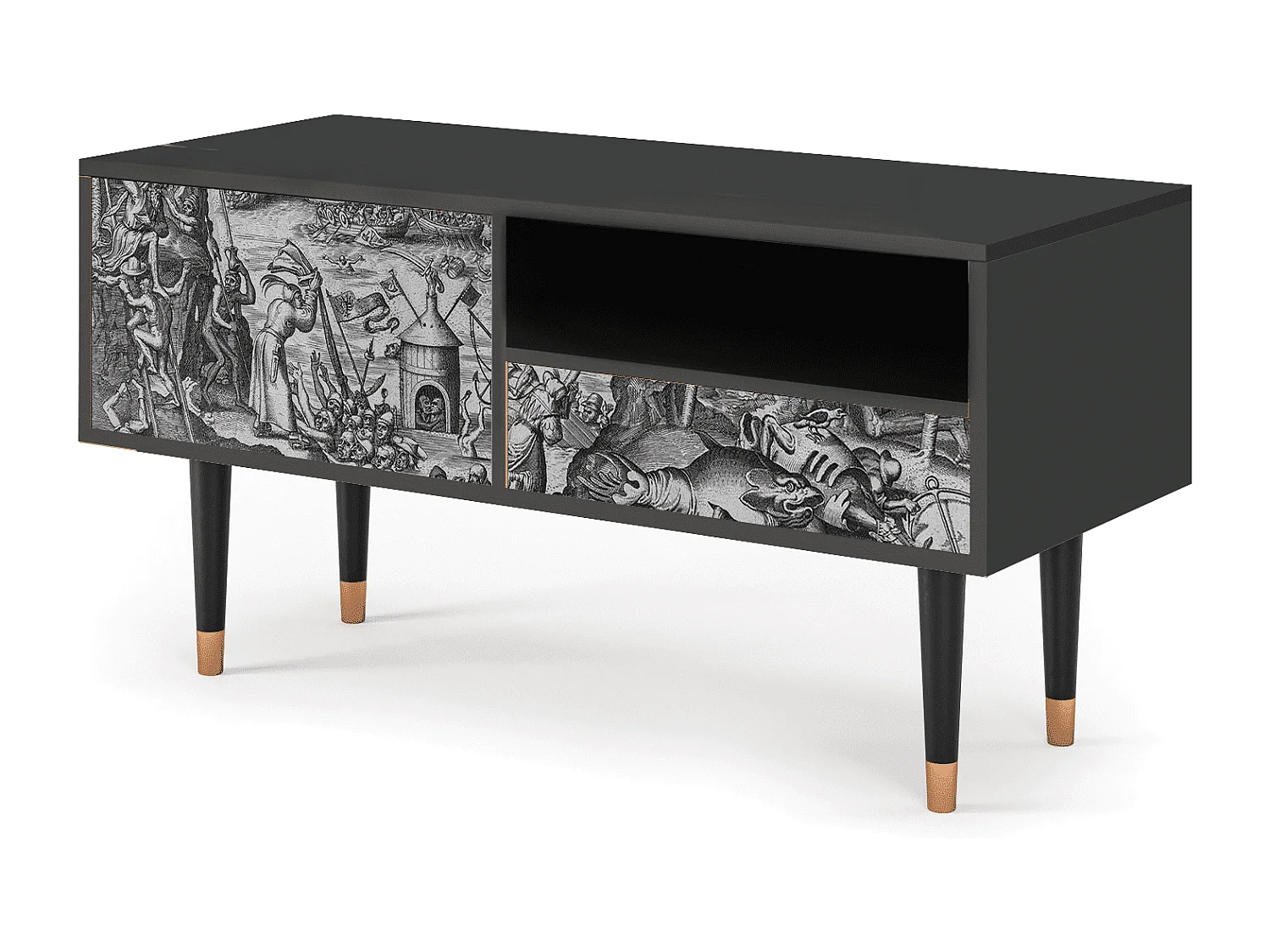 TV-Möbel - 115х59х48 cm - T3 - The Temptation, Anthrazit