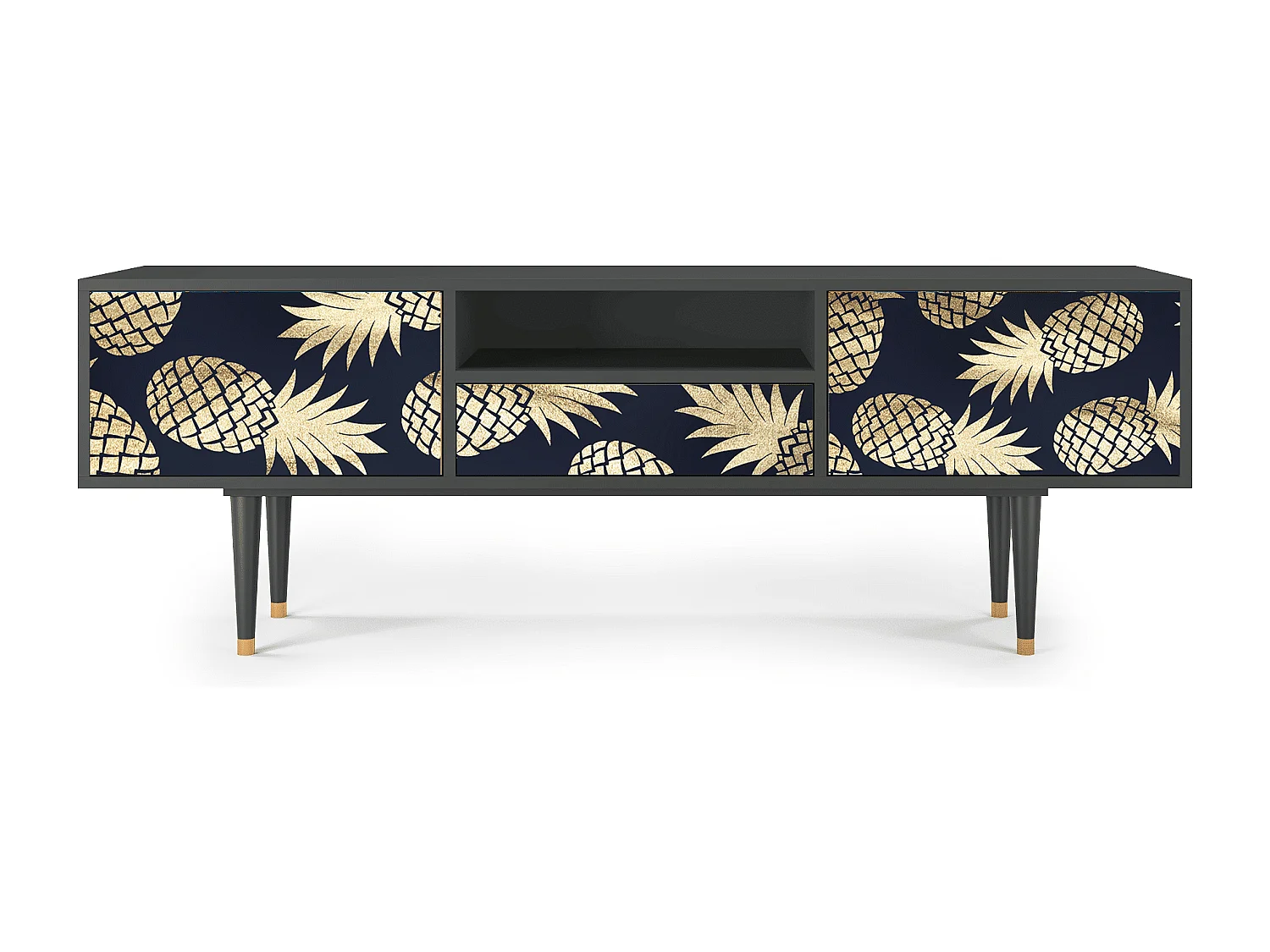 Meuble TV - 170х59х41 cm - T6 - Sunny Pineaple, Anthracite