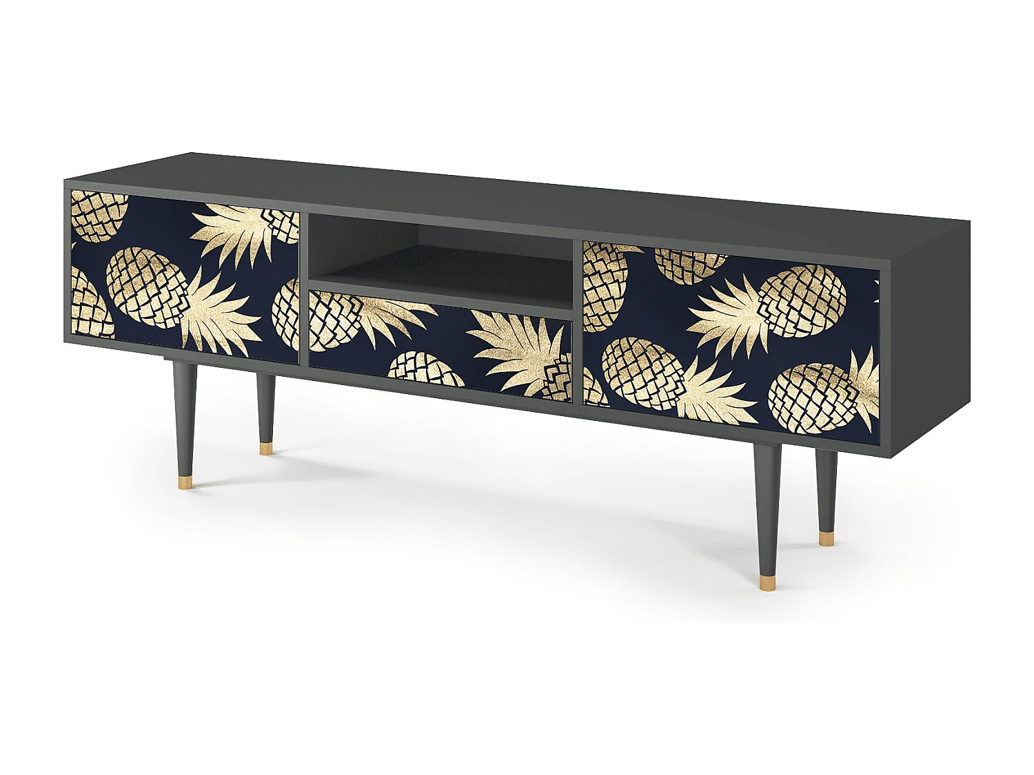 Meuble TV - 170х59х41 cm - T6 - Sunny Pineaple, Anthracite