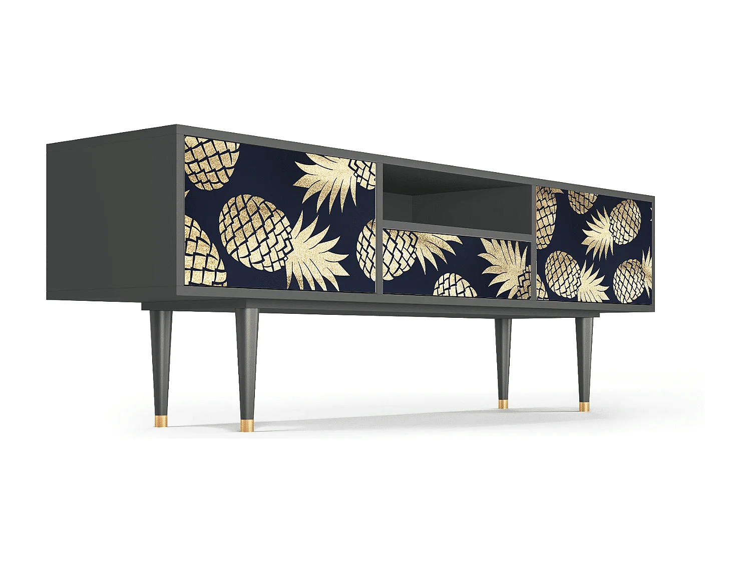 Meuble TV - 170х59х41 cm - T6 - Sunny Pineaple, Anthracite