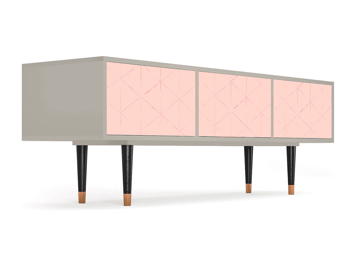 Mueble de TV - 170х59х48 cm - T4 - Rose Quartz, Arena