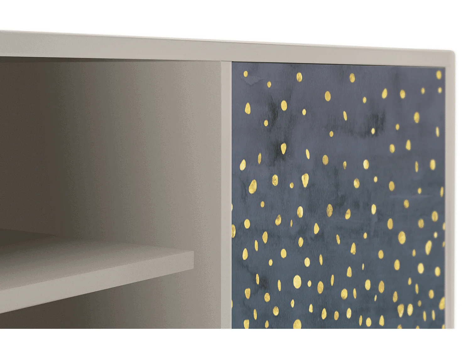 Szafka RTV - 170х69х48 cm - T2 - Foggy Lights, Piaskowy