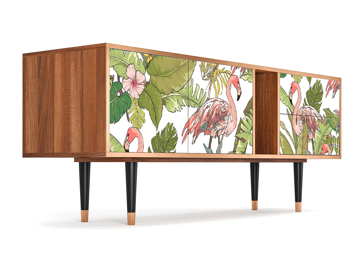 TV-meubel - 170х69х48 cm - T1 - Sweet Flamingo, Walnoot