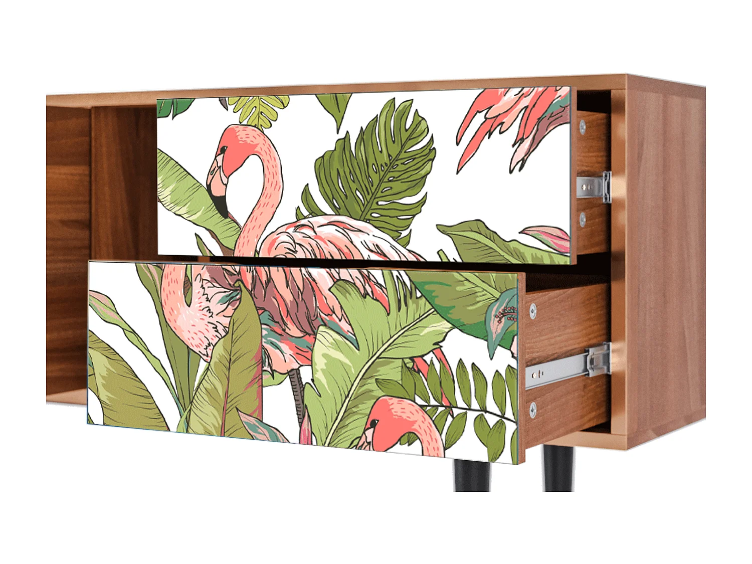 TV-meubel - 170х69х48 cm - T1 - Sweet Flamingo, Walnoot