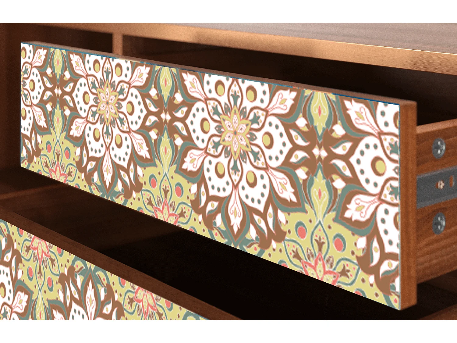 Meuble TV - 170х59х48 cm - T4 - Chinese Tea, Noyer