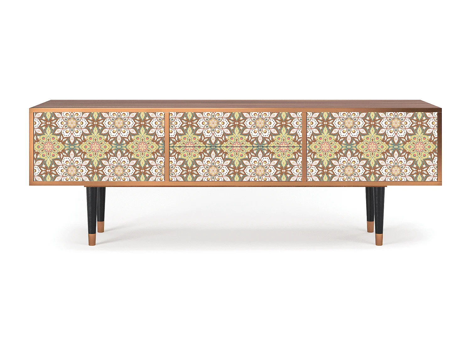 Szafka RTV - 170х59х48 cm - T4 - Chinese Tea, Orzech