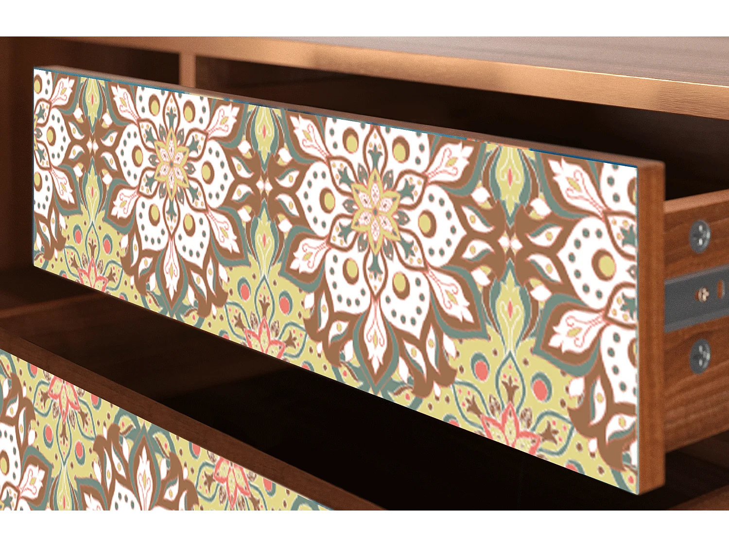 Meuble TV - 170х59х48 cm - T4 - Chinese Tea, Noyer