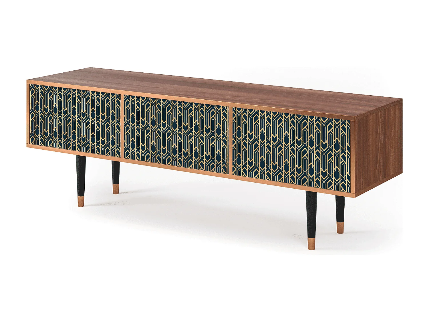 TV-meubel - 170х59х48 cm - T4 - Golden Empire, Walnoot